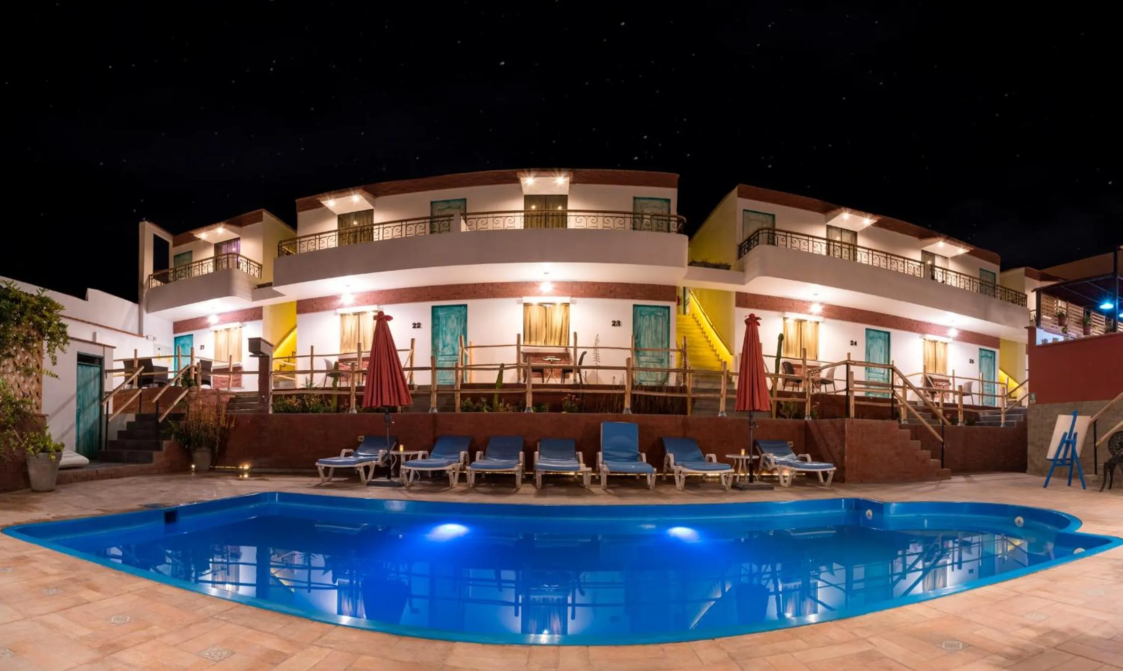 Swimming pool in Hotel Villa Jazmin