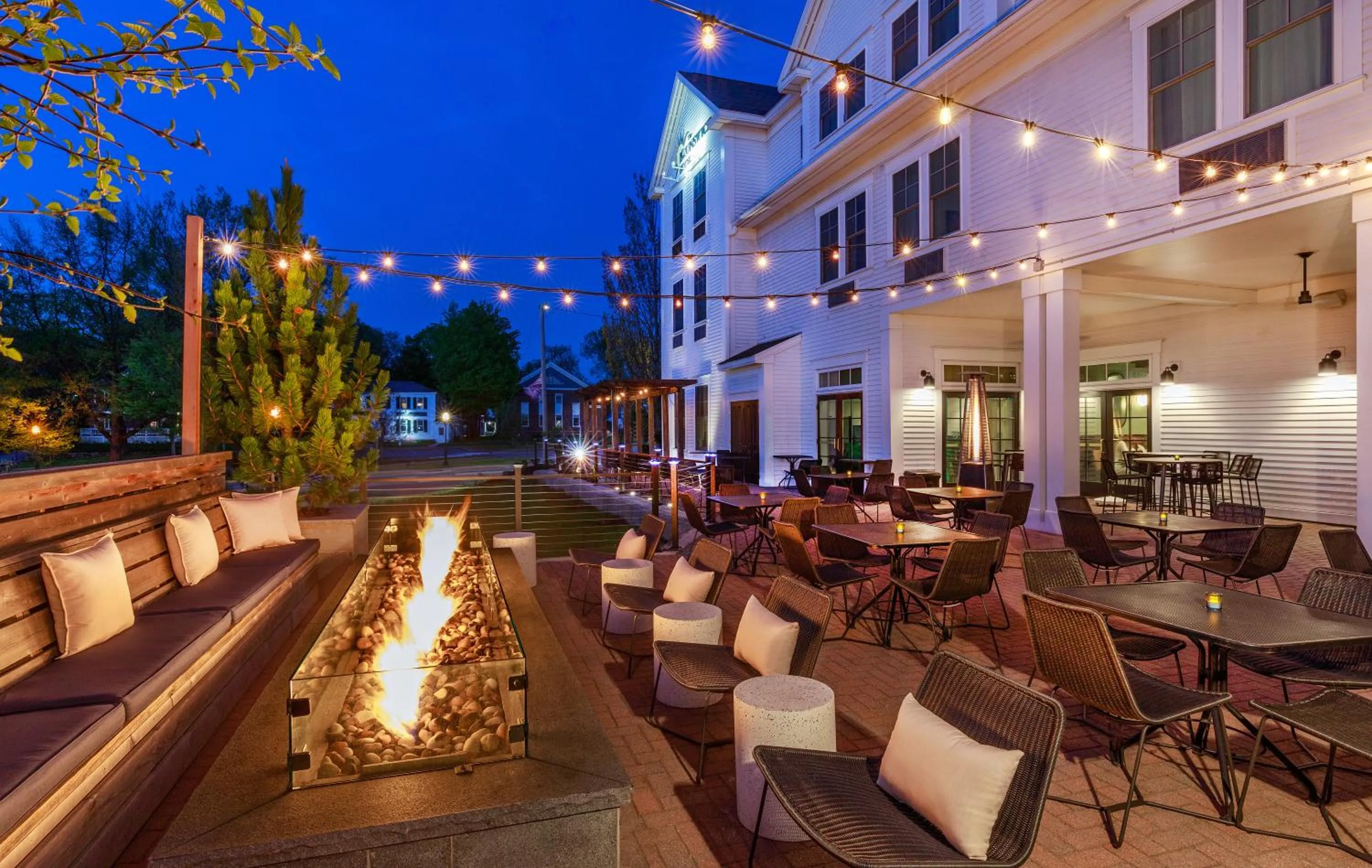 Patio in The Brunswick Hotel