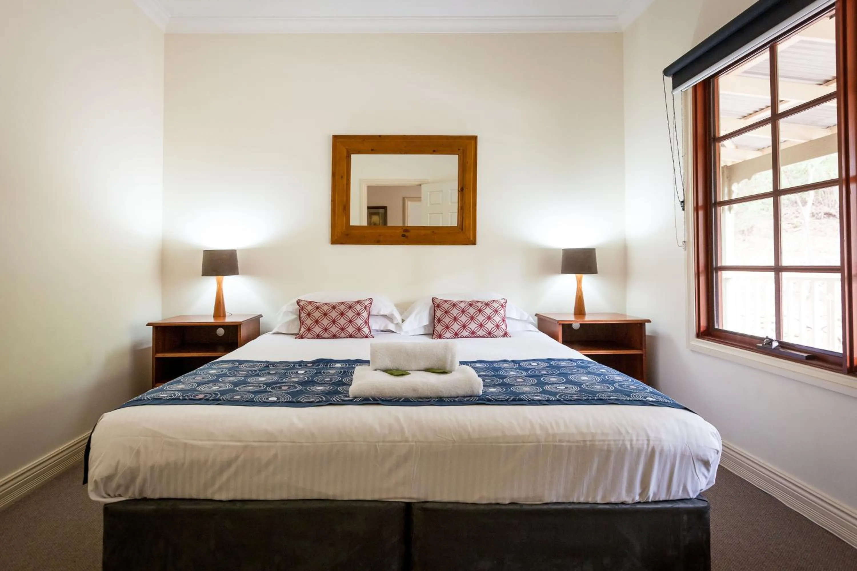 Bedroom, Bed in Riverglen Chalets