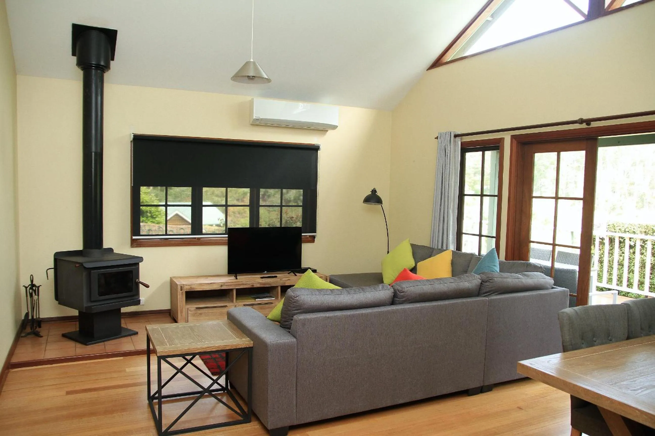 Living room in Riverglen Chalets