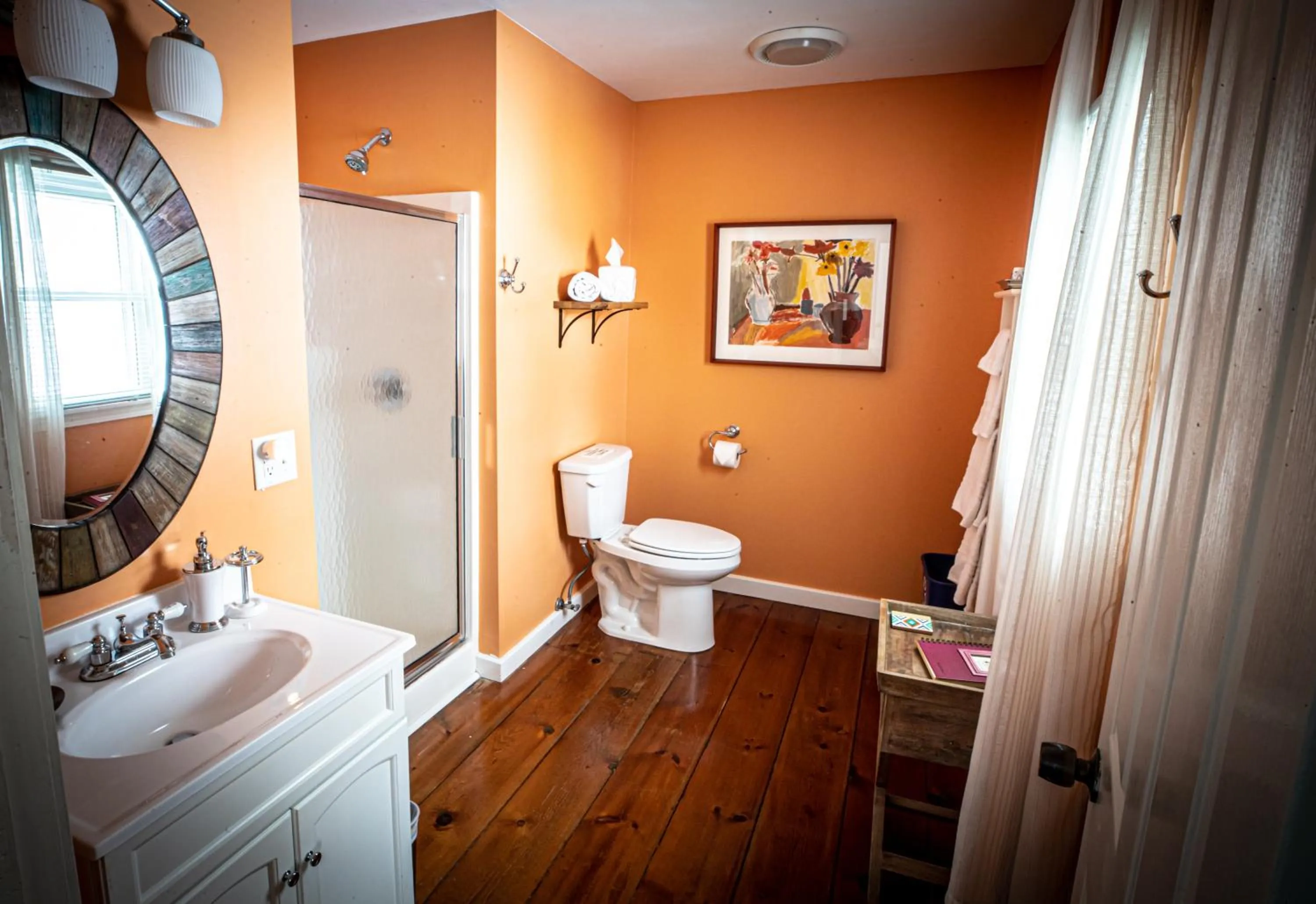 Bathroom in Twin Oaks Inn