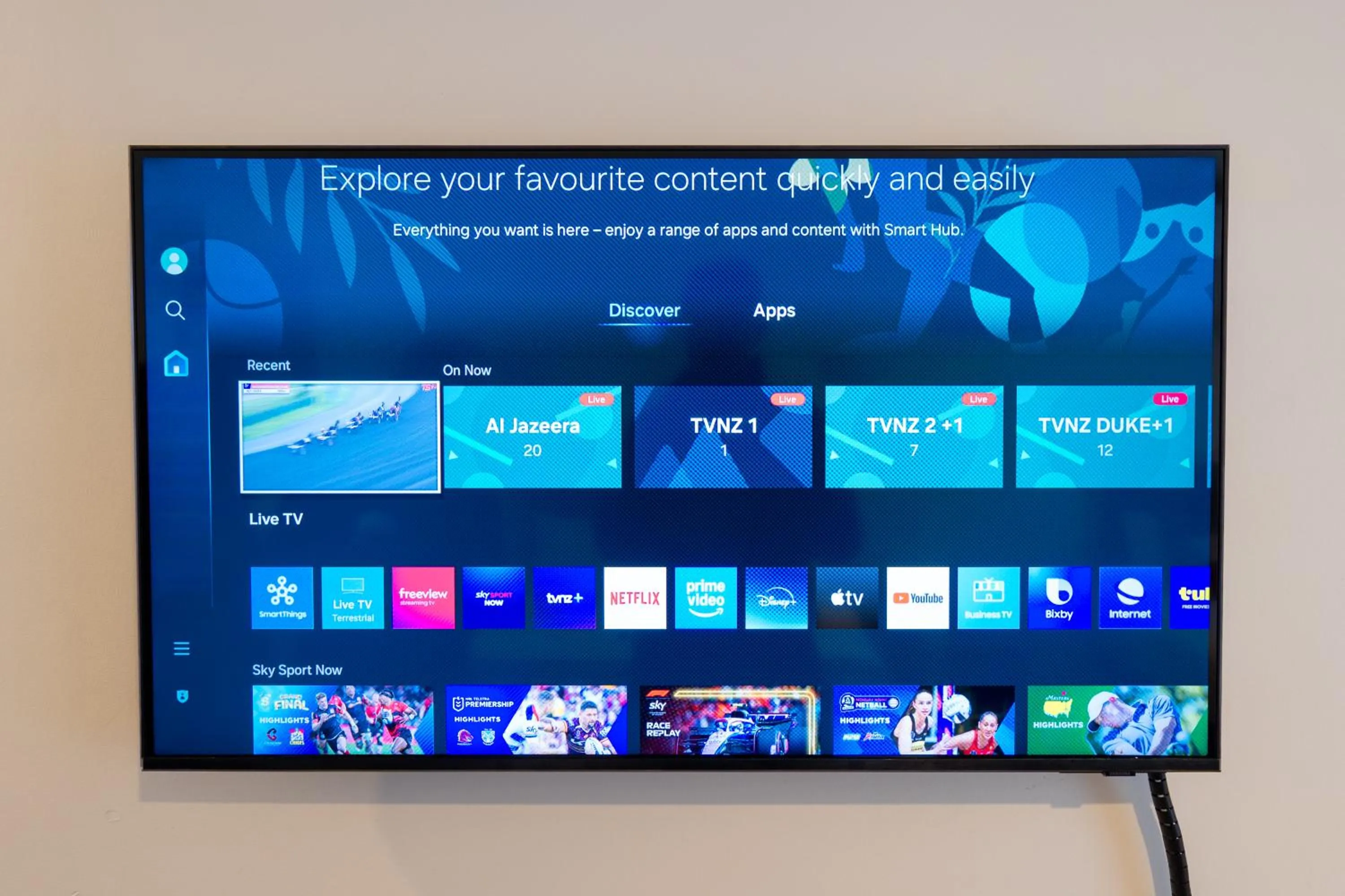 TV and multimedia in Auckland Newmarket Motel