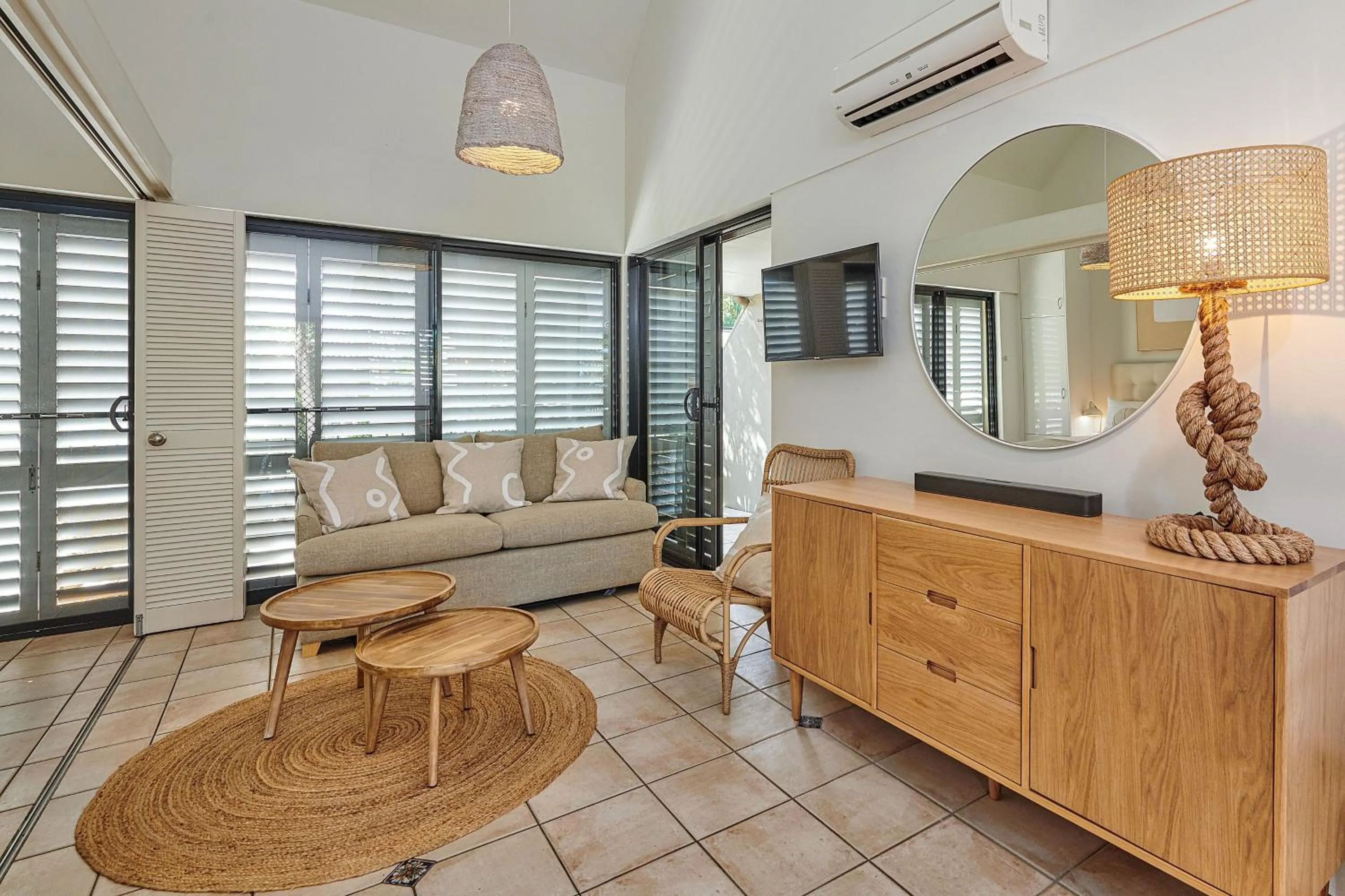 Living room in Julians Apartments