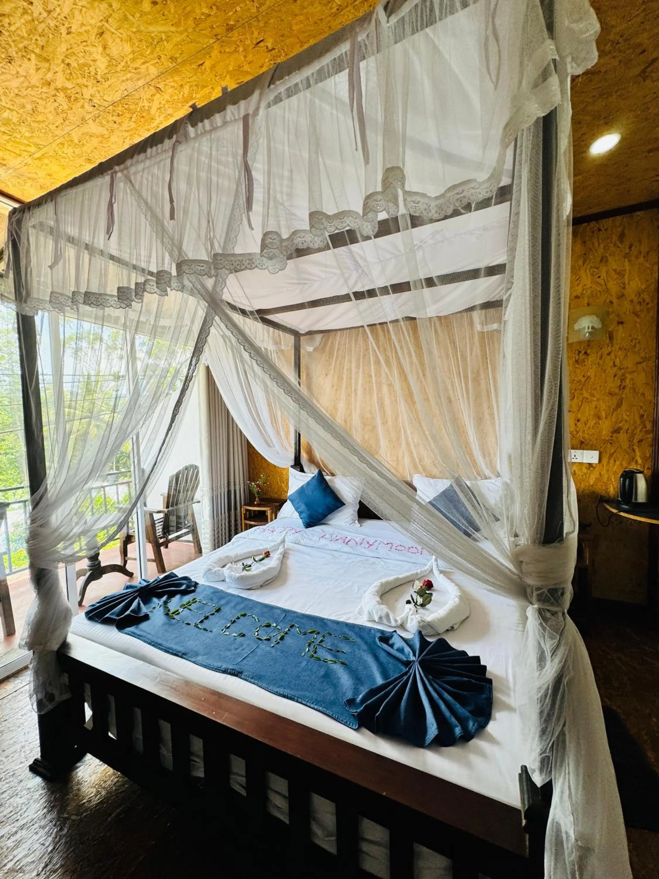 Bed in Ella Nature Life Guest & Resturant