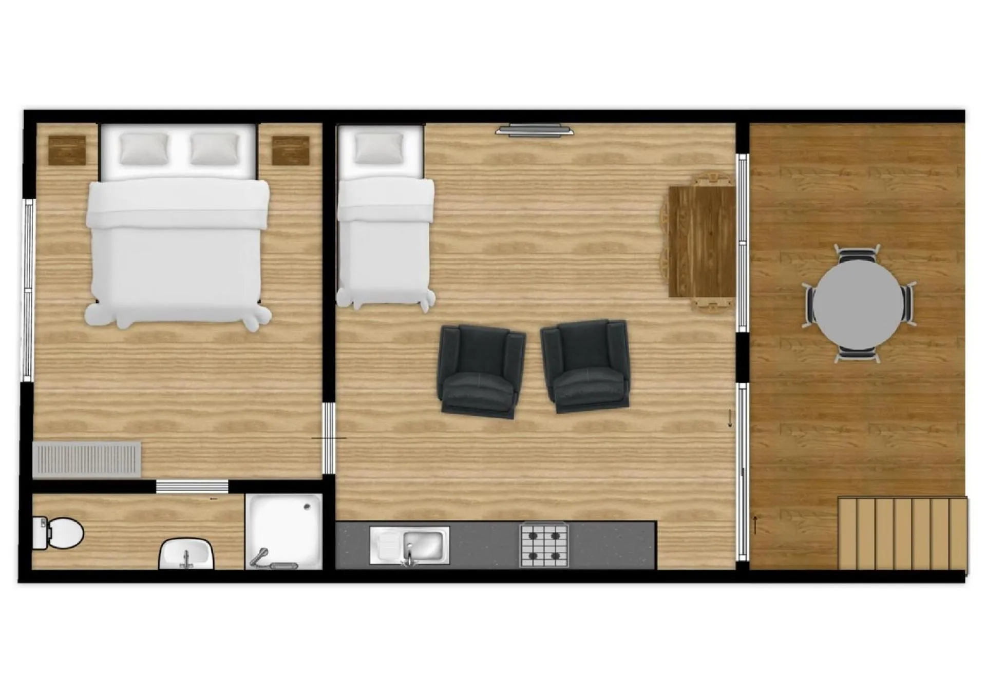 Floor plan in Chambers Wildlife Rainforest Lodges