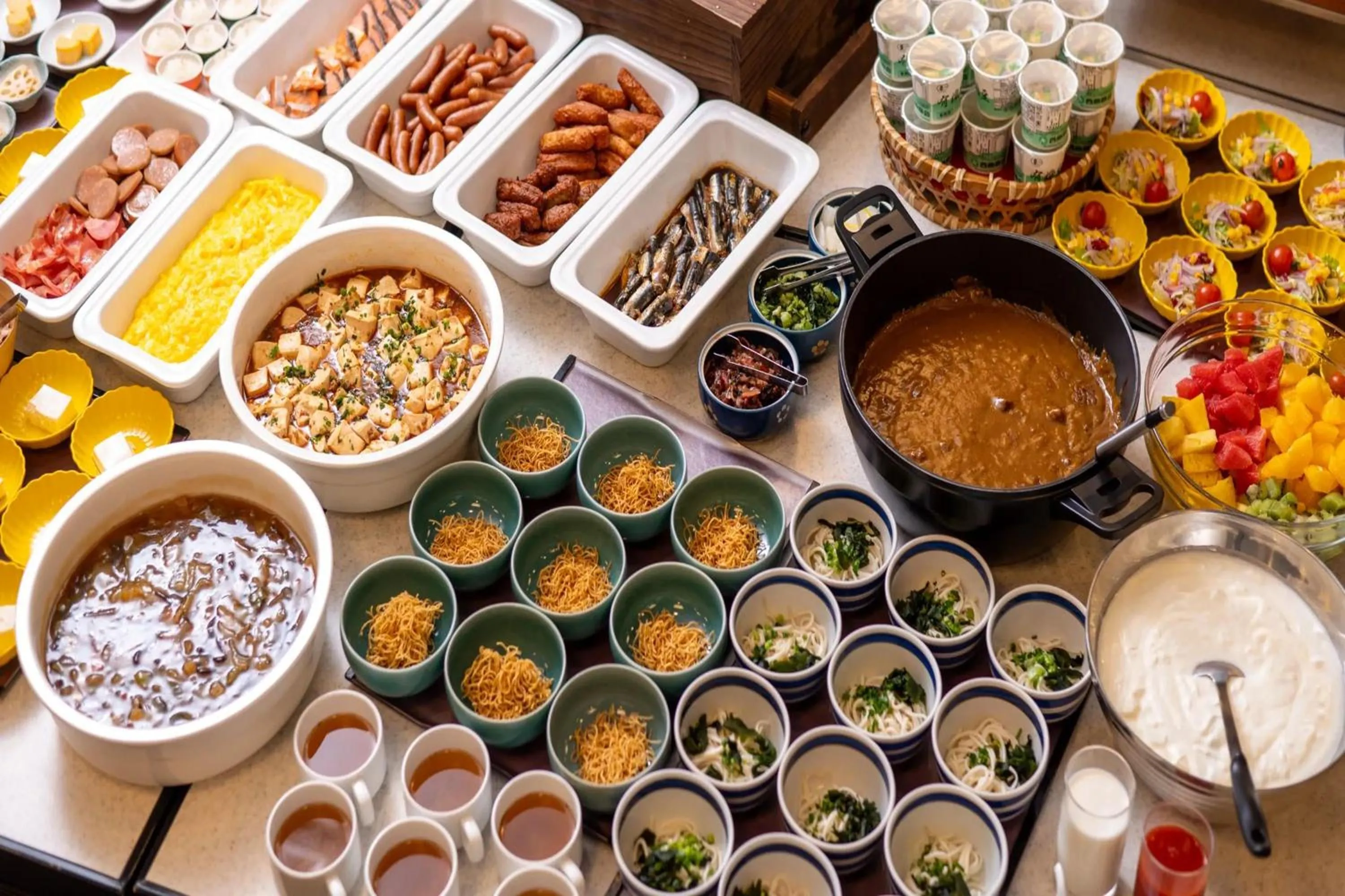 Buffet breakfast in Central Hotel Sasebo