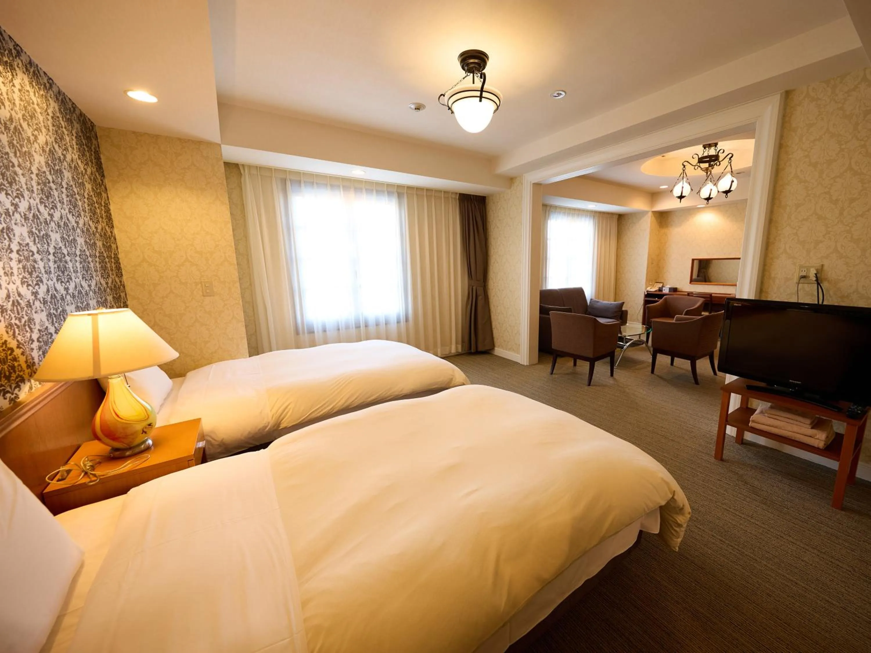 Photo of the whole room, Bed in Nikko Station Hotel Classic