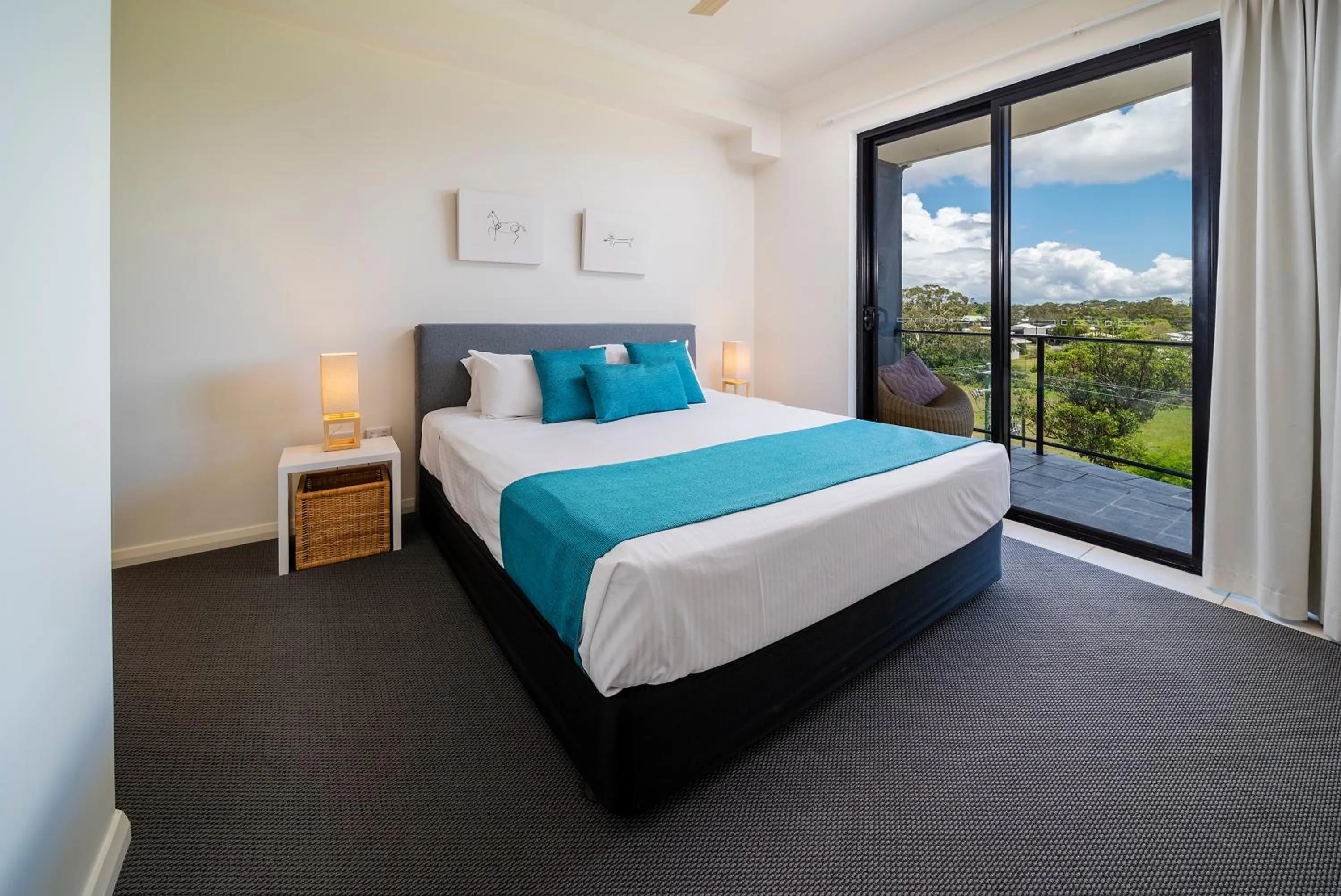 Bed in The Bay Apartments