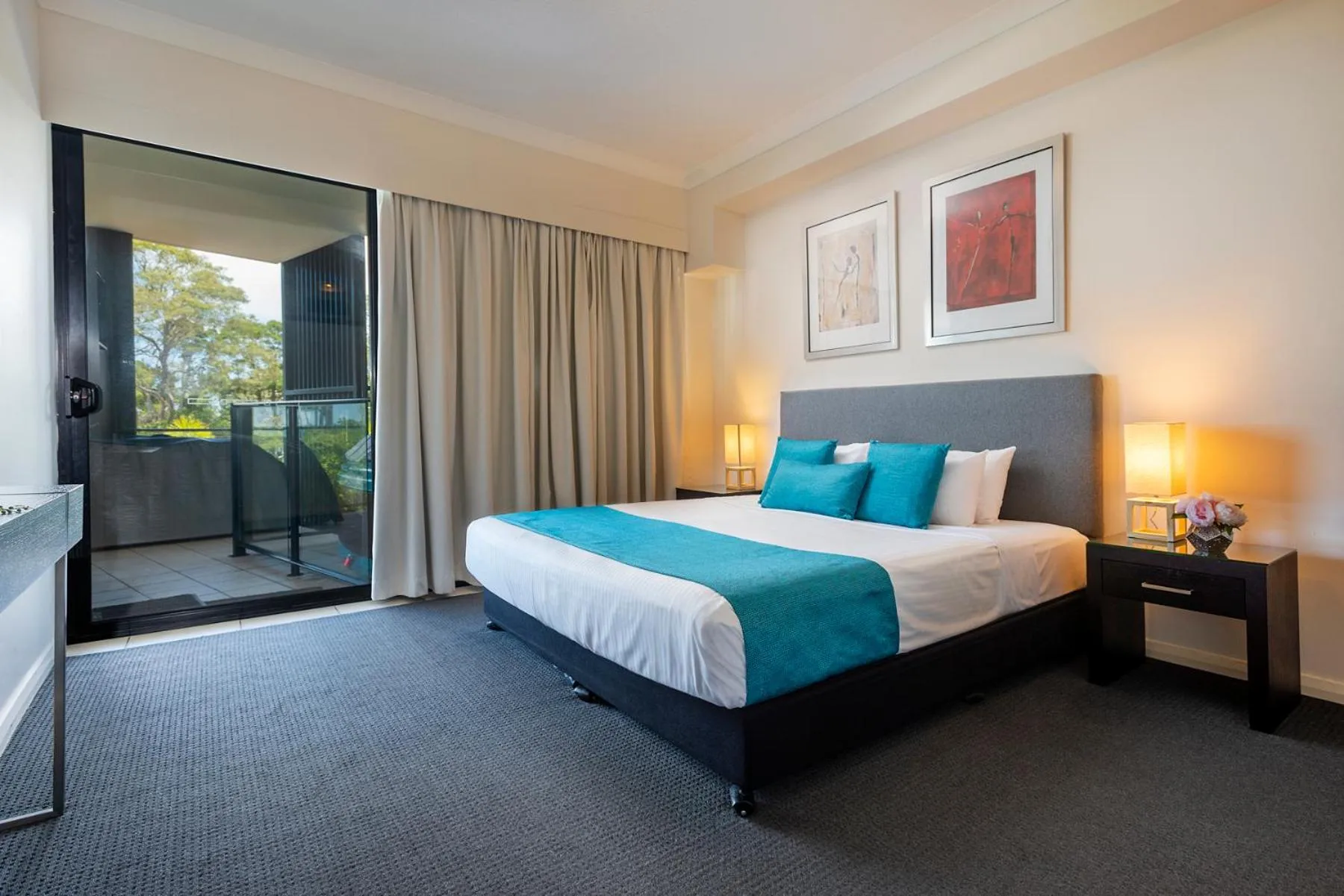 Bed in The Bay Apartments