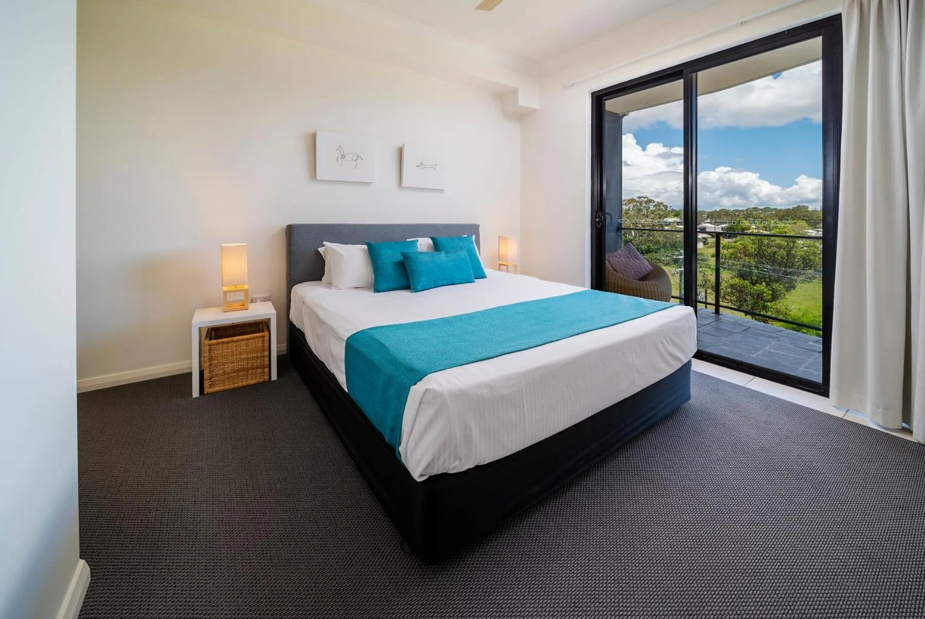 Bed in The Bay Apartments