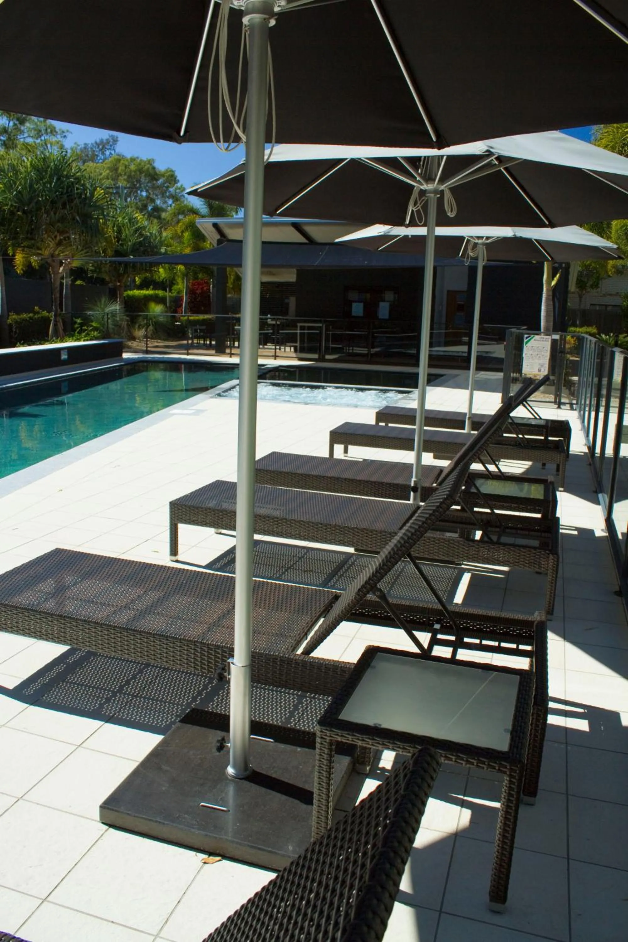 Swimming pool in The Bay Apartments
