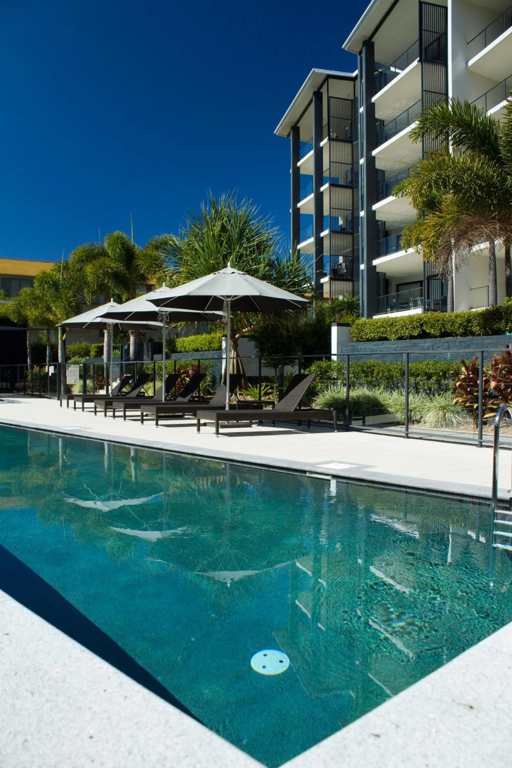 Swimming pool in The Bay Apartments