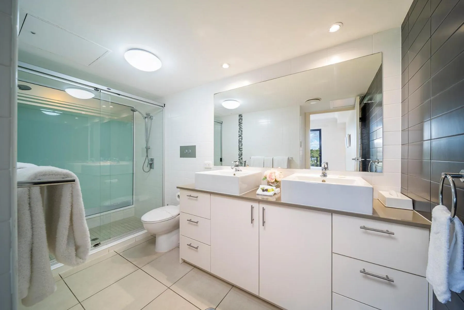 Shower in The Bay Apartments