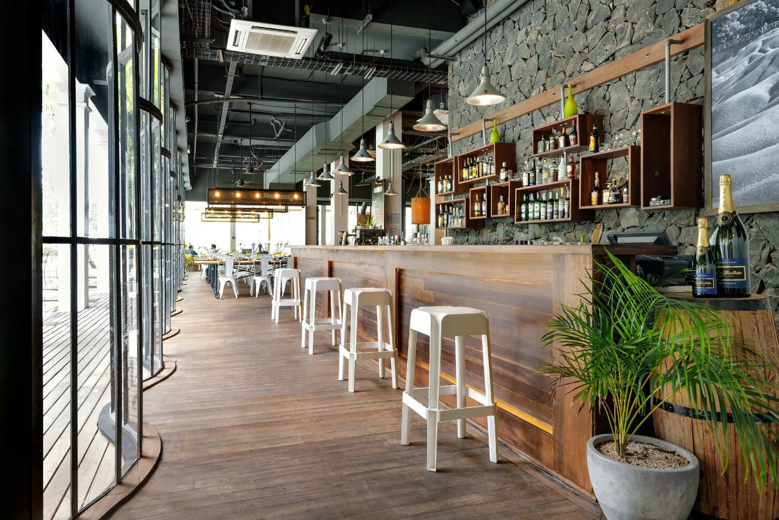 Lounge or bar in The Ravenala Attitude