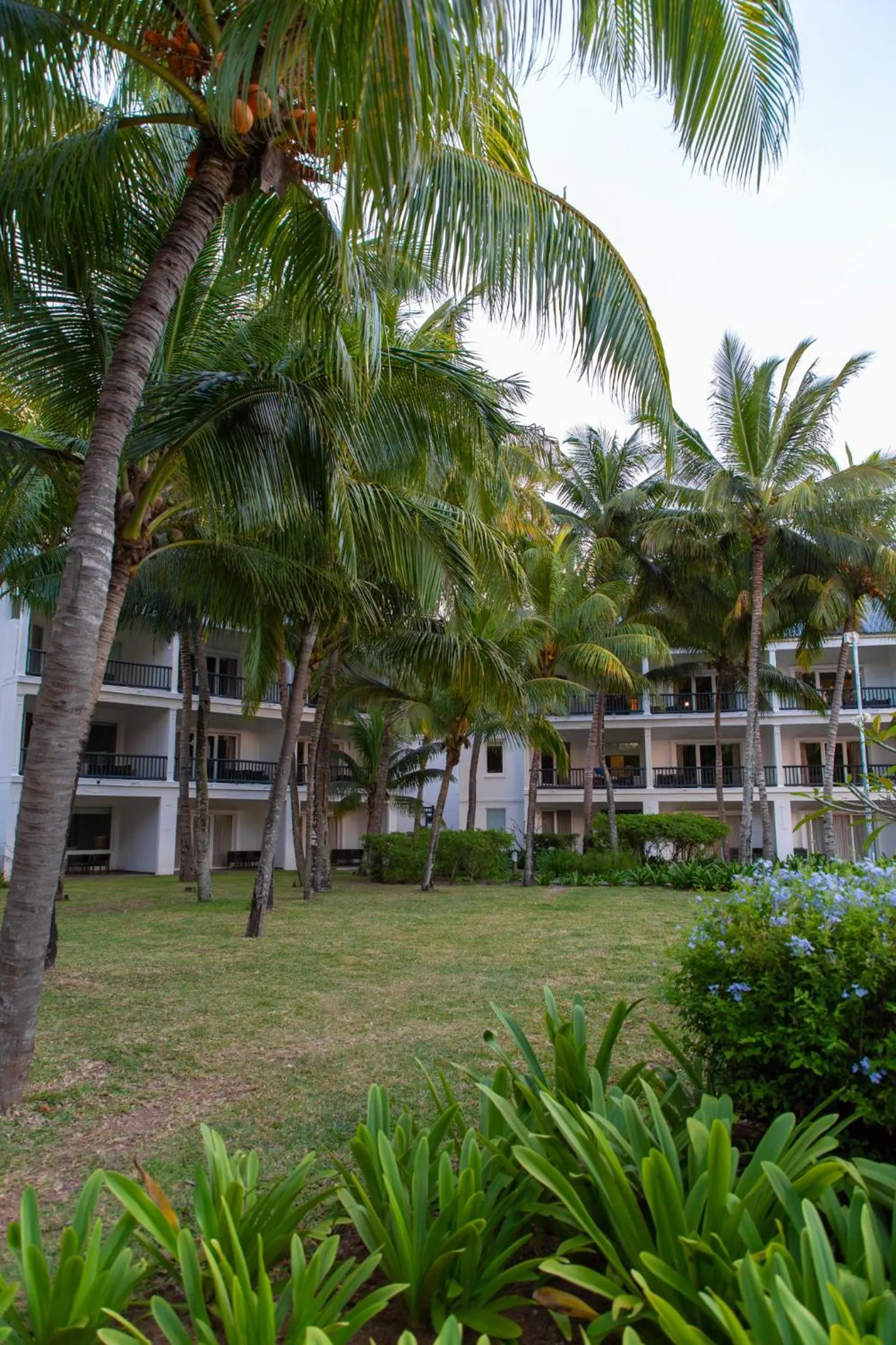 Inner courtyard view in The Ravenala Attitude
