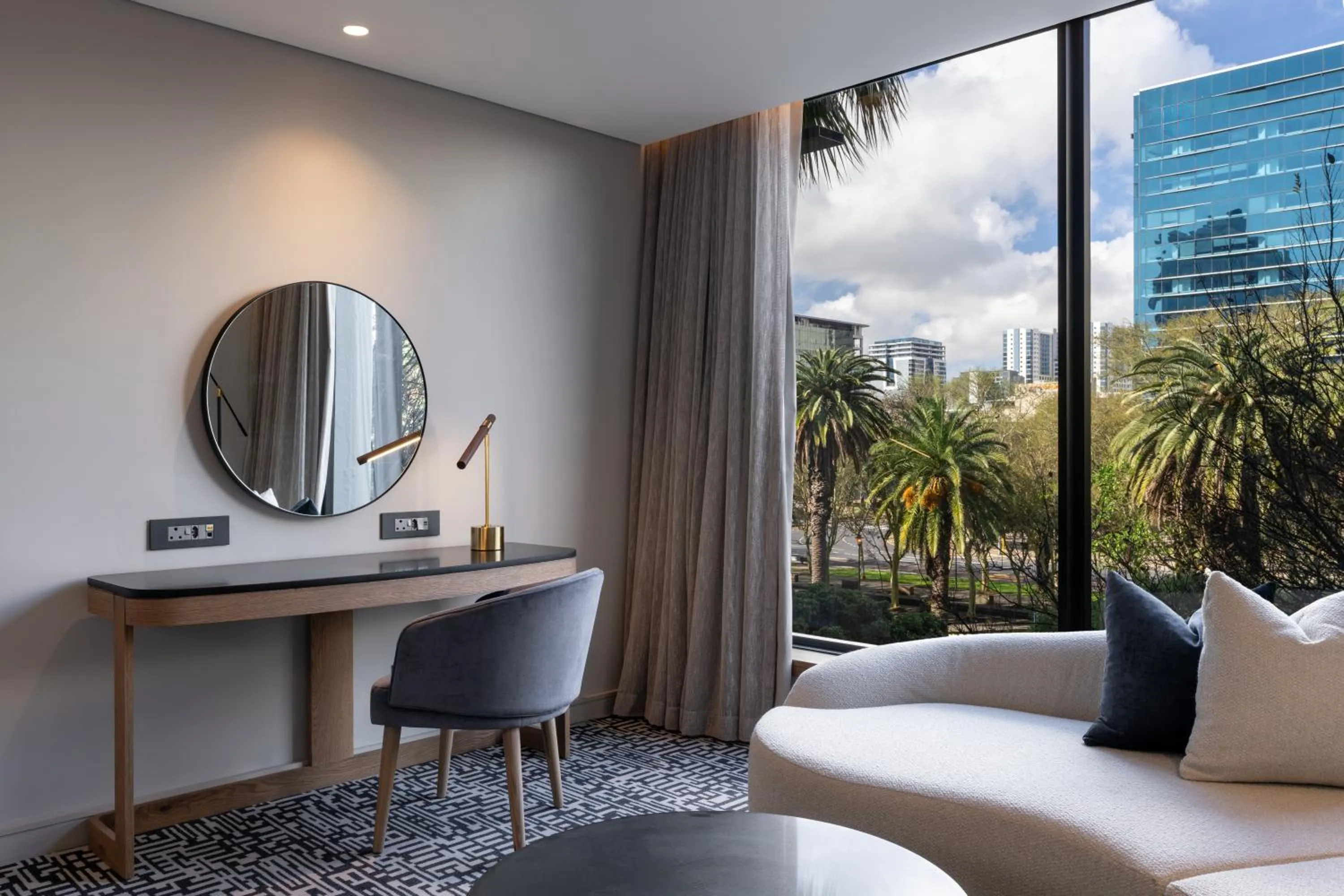 Seating area in Radisson Hotel Cape Town Foreshore