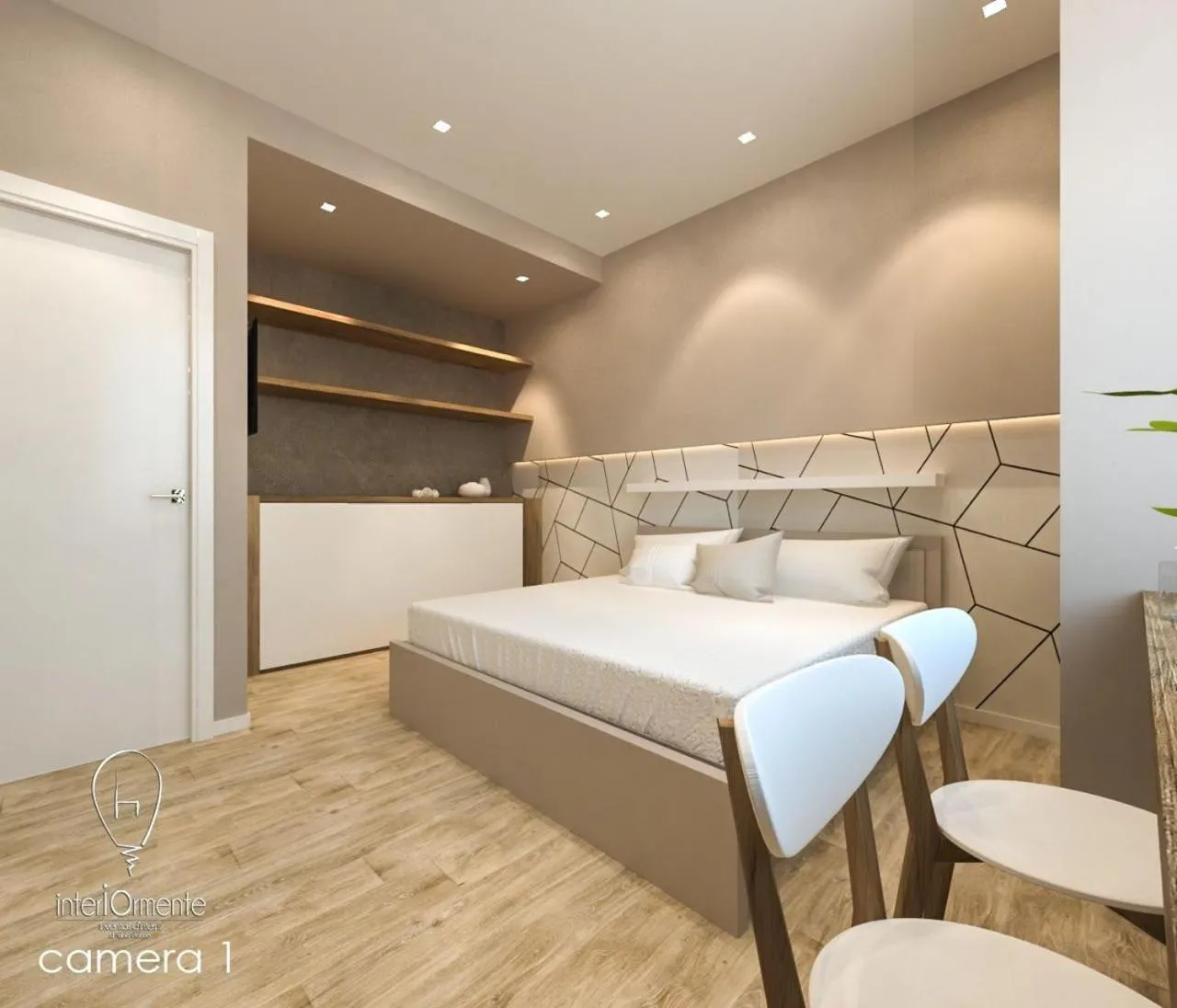 Bed in La Nonnina suite