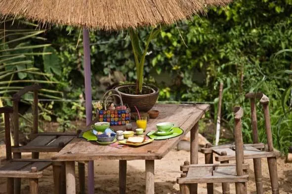 Garden in La Maison Abaka