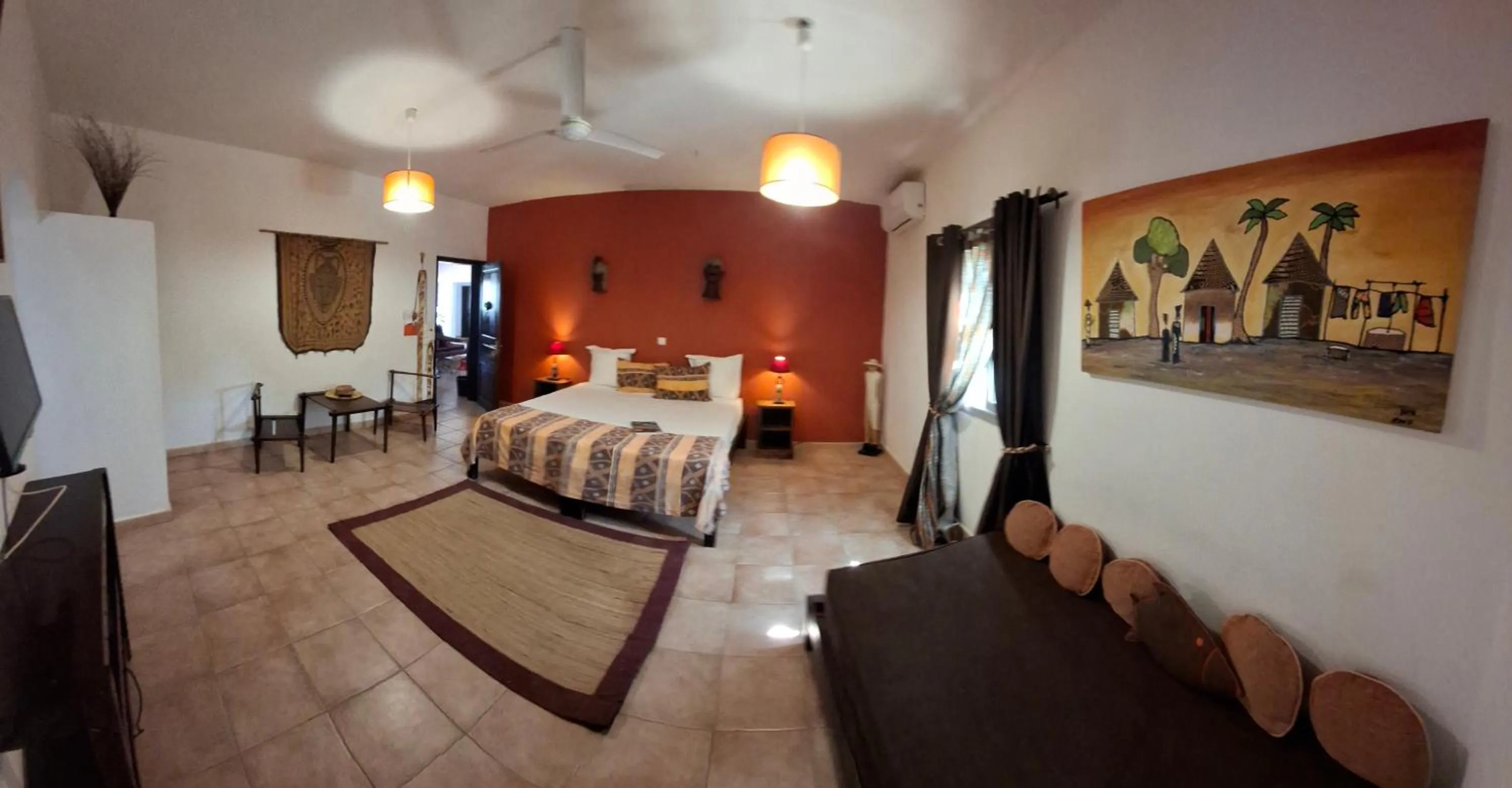 Bed in La Maison Abaka