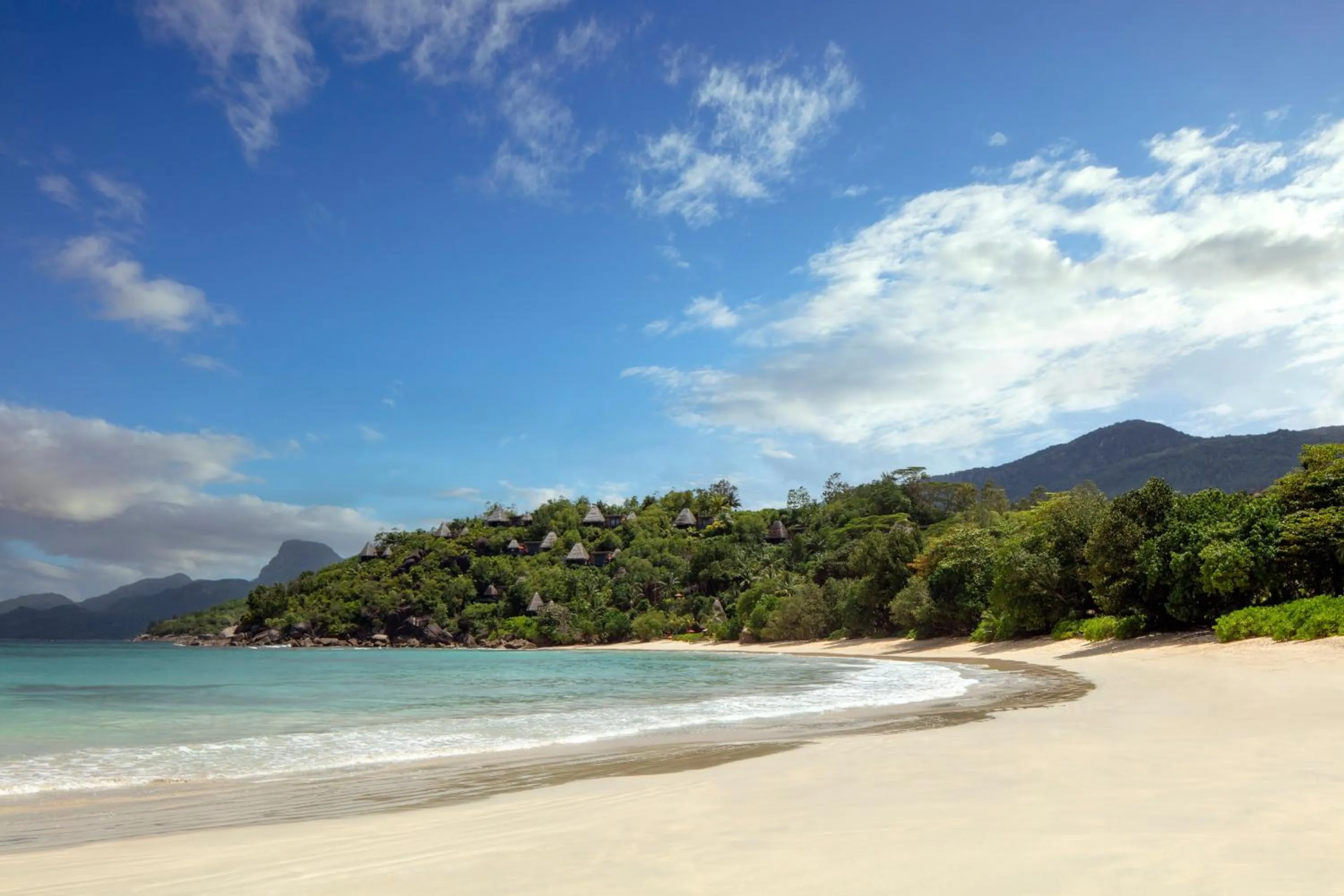 Beach in Anantara Maia Seychelles Villas