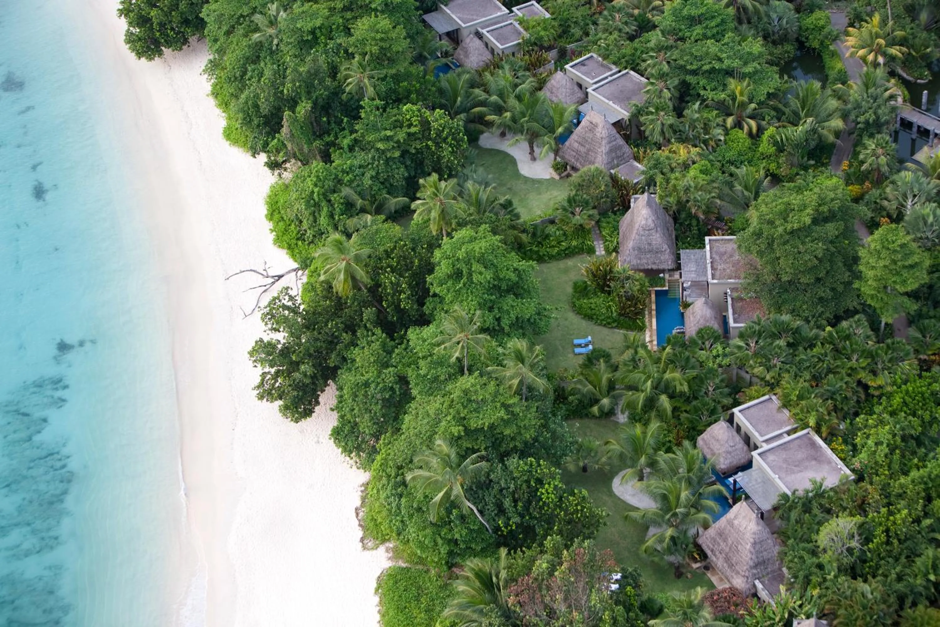 Bird's eye view in Anantara Maia Seychelles Villas