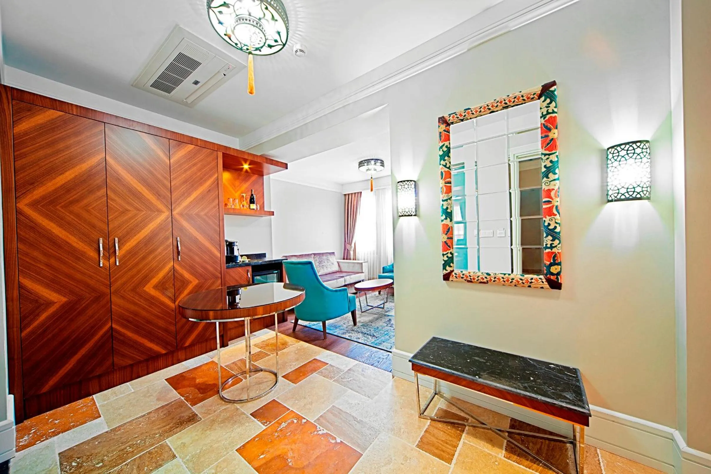 Bedroom in Azade Suites