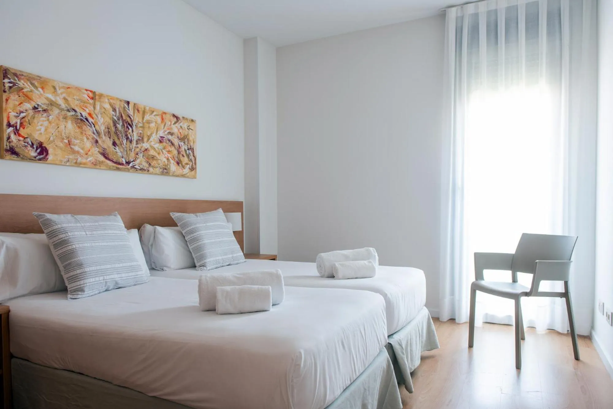 Text overlay, Bed in Apartamentos Aura Park Fira BCN