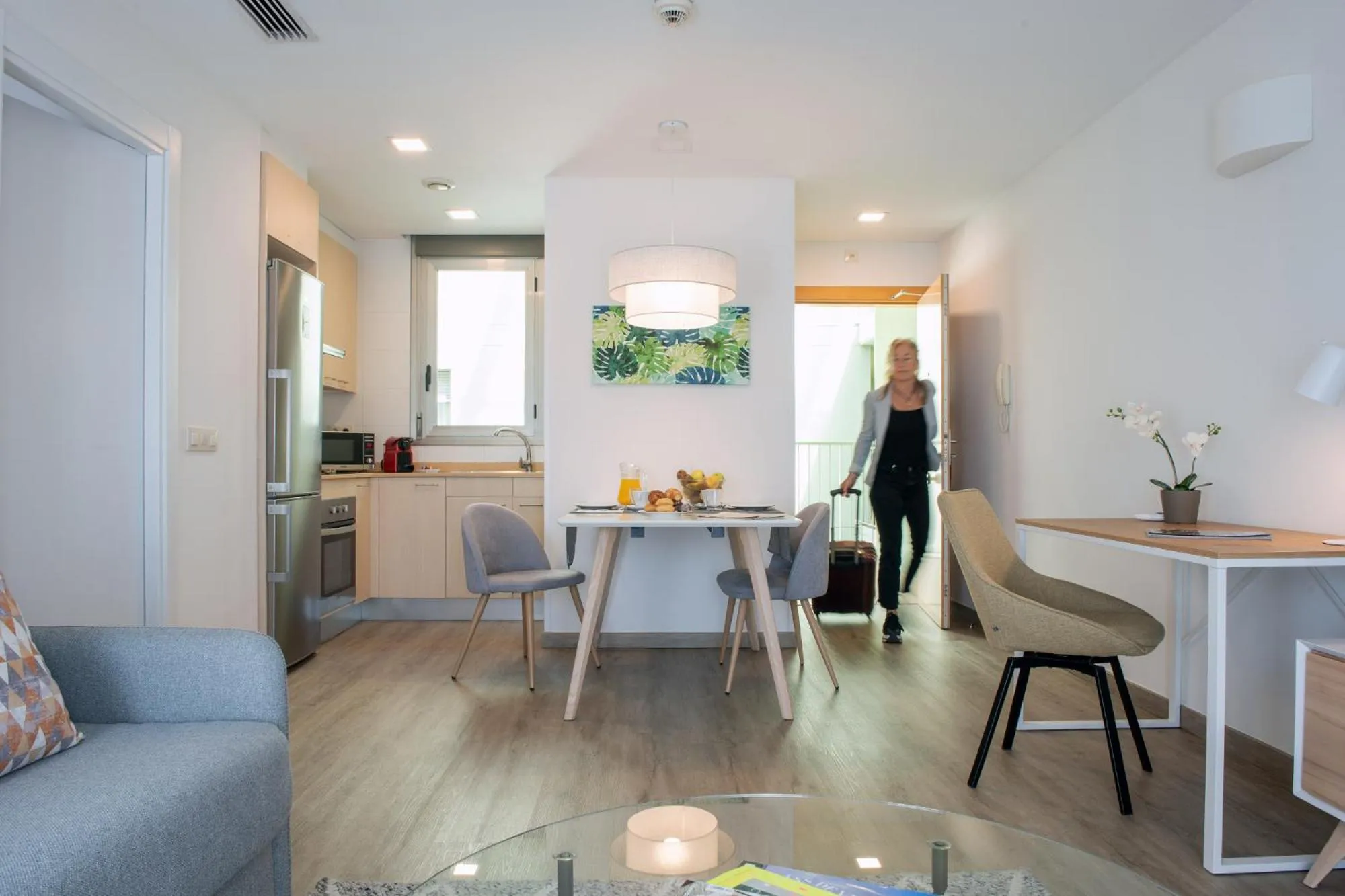 Living room in Apartamentos Aura Park Fira BCN