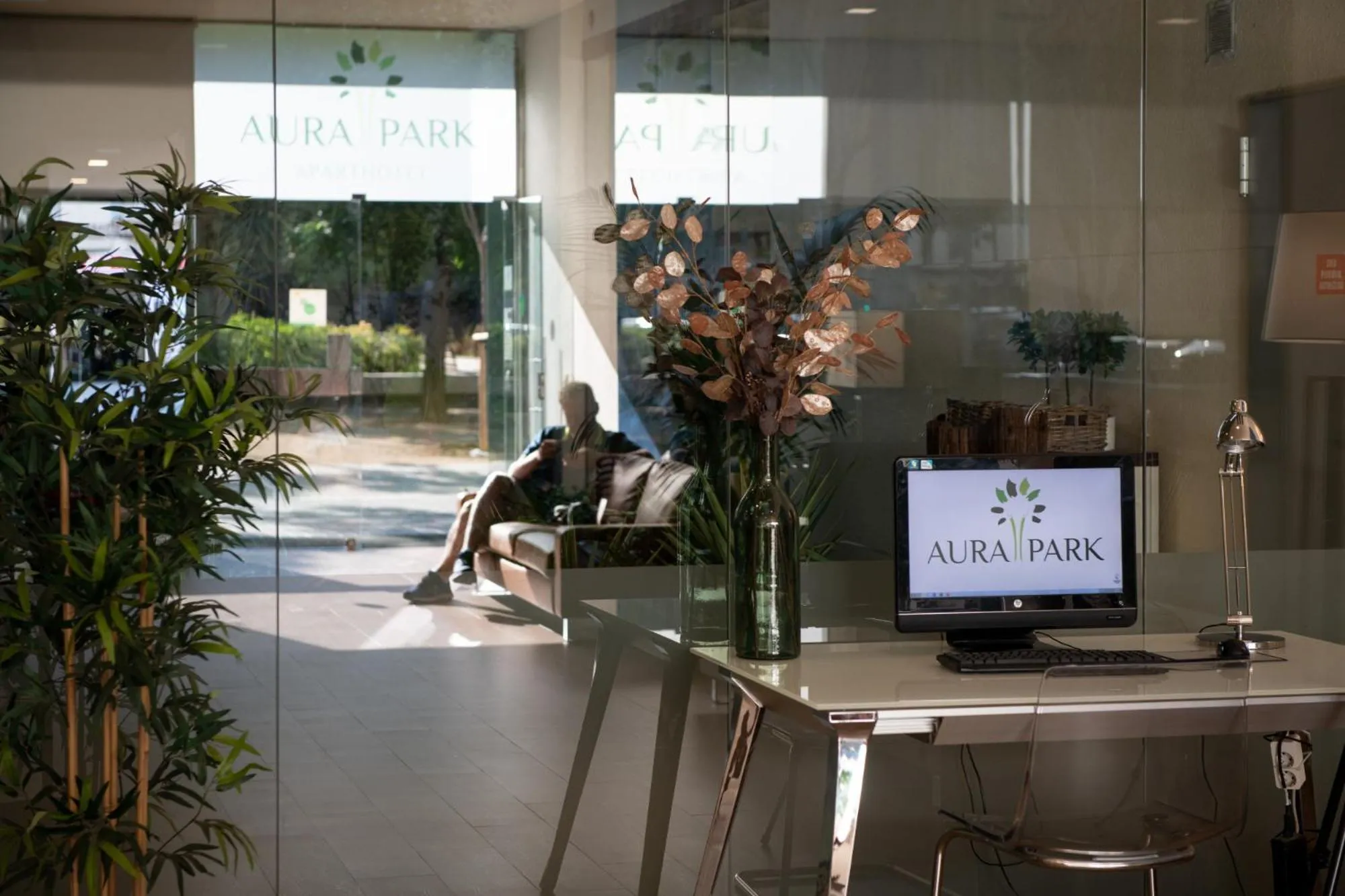 Lobby or reception in Apartamentos Aura Park Fira BCN