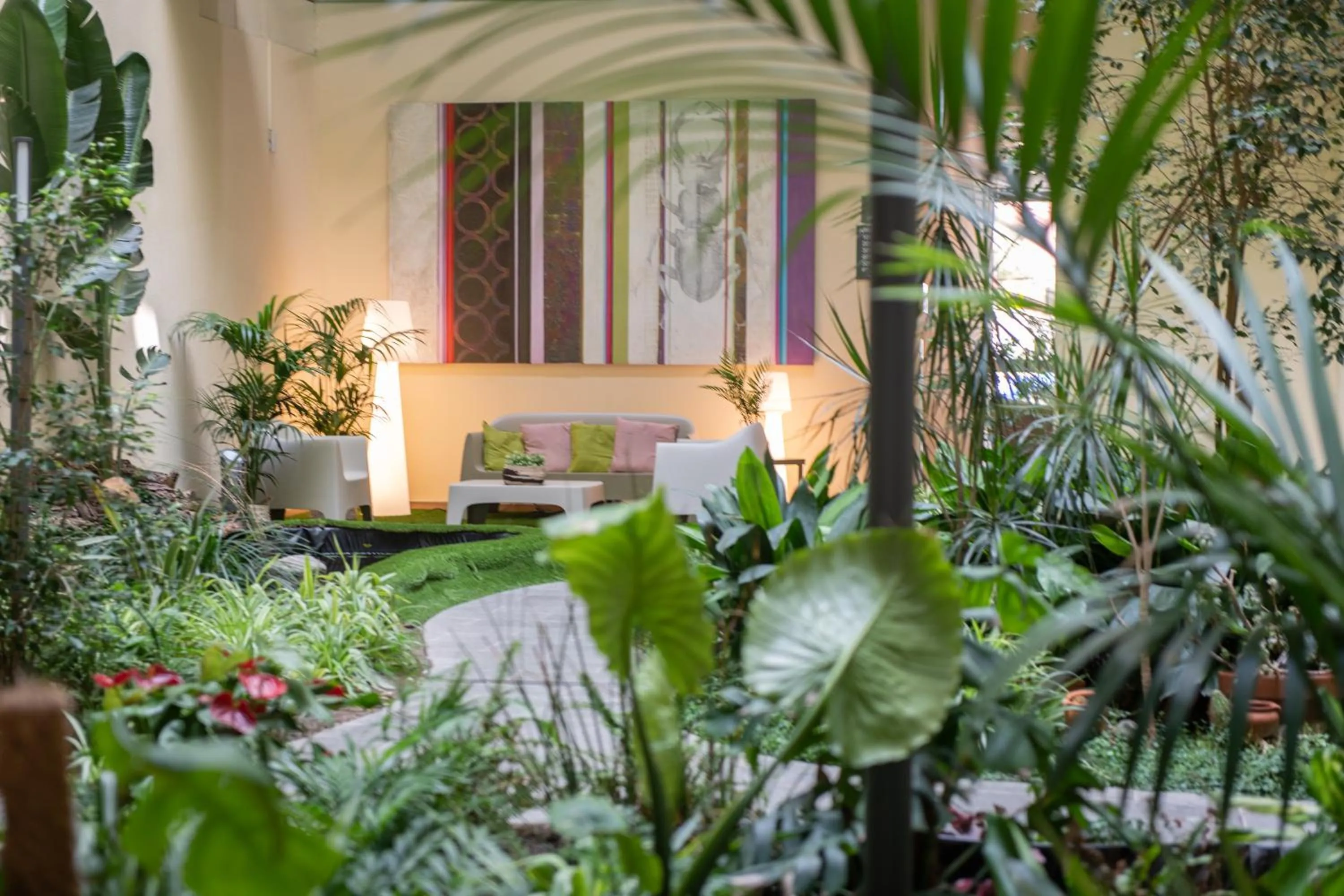 Garden in Apartamentos Aura Park Fira BCN