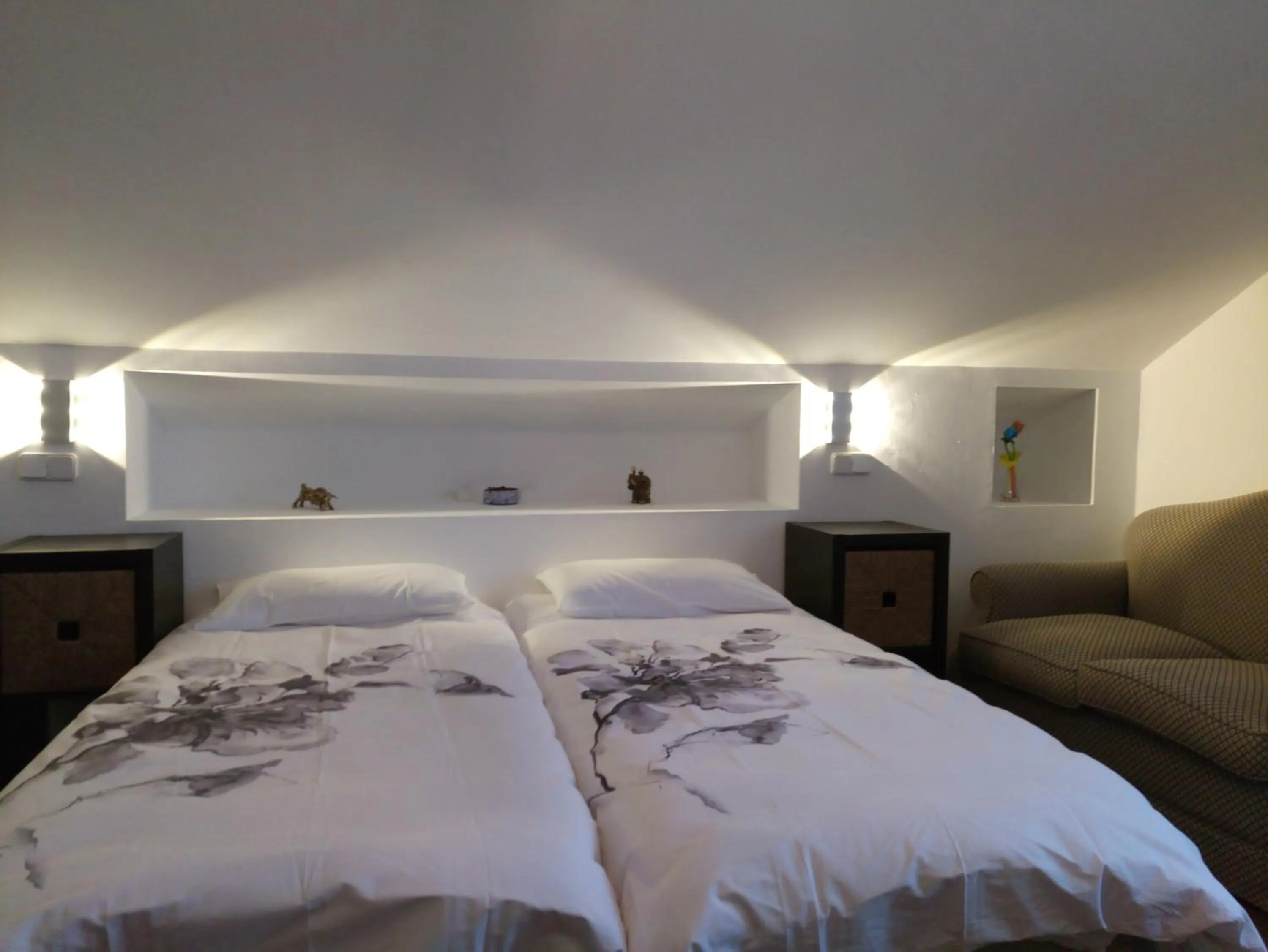 Bed in Hotel Rural La Pedriza Original