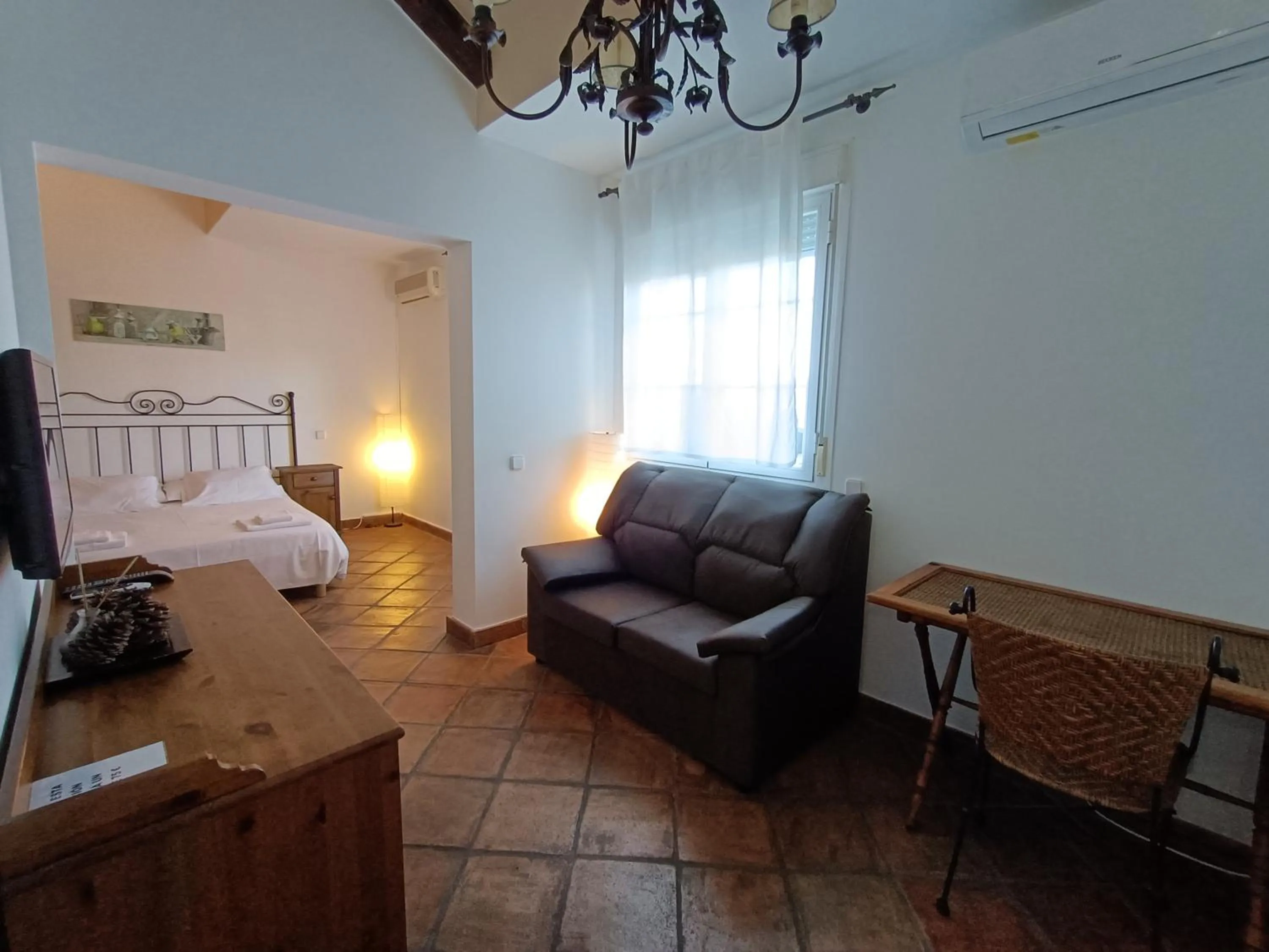 Bed in Hotel Rural La Pedriza Original