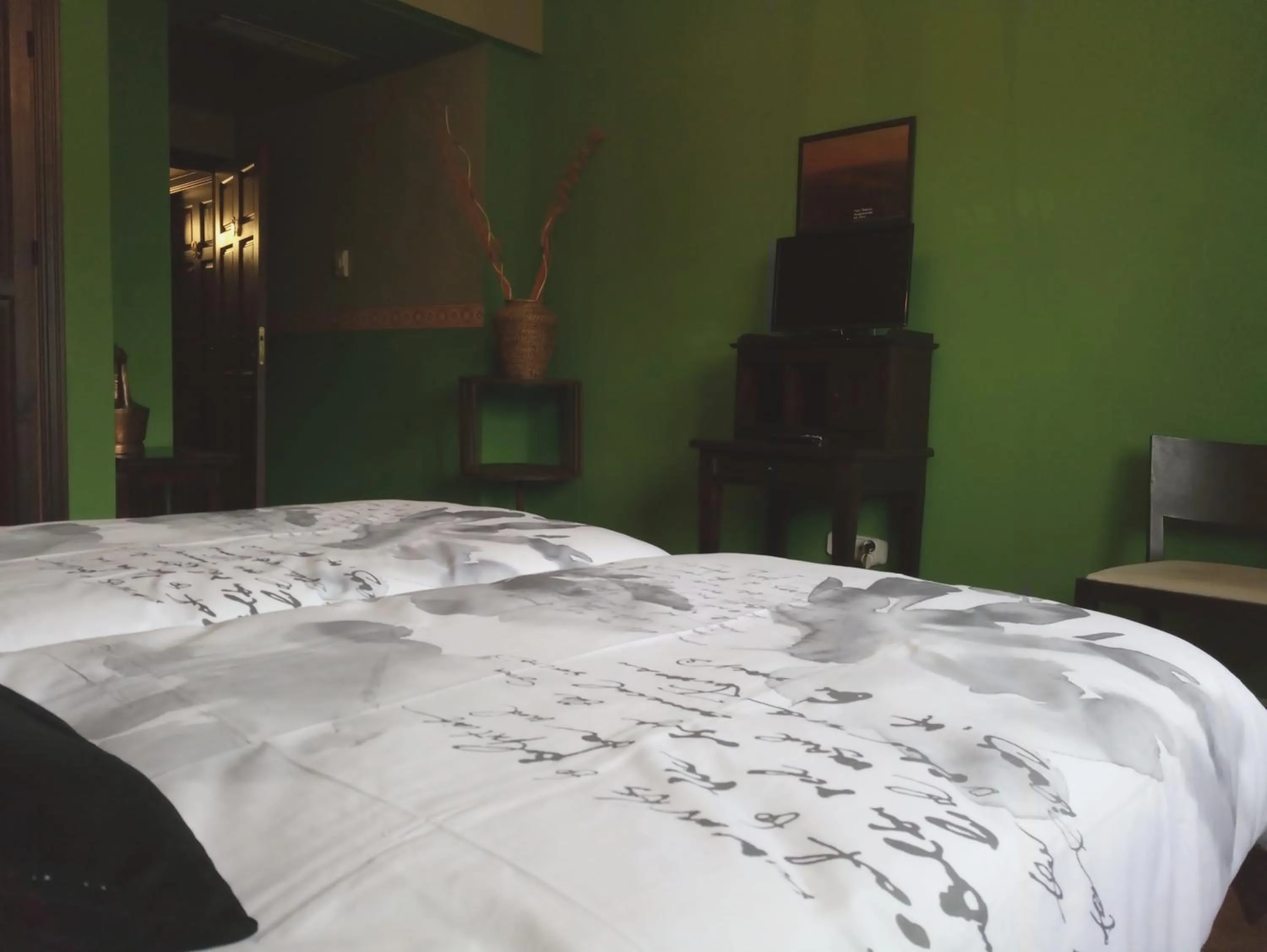 Bed in Hotel Rural La Pedriza Original