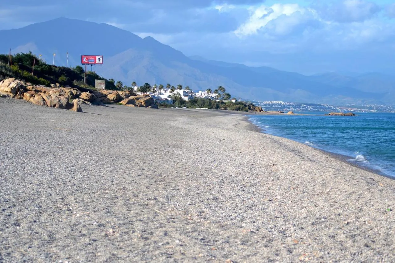 Beach in Duquesa Seaview marina