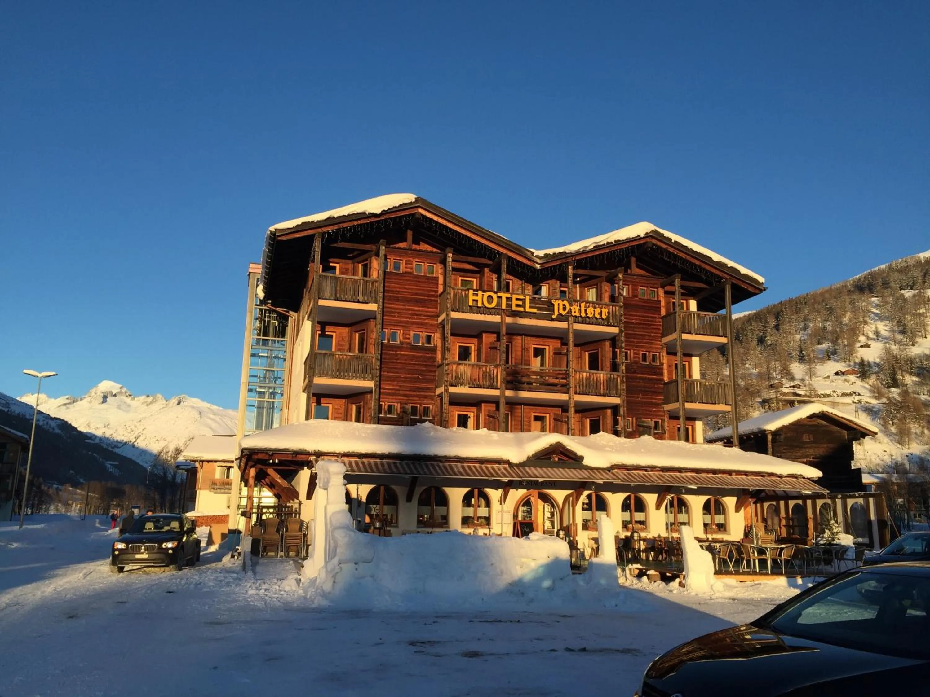 Property building in Hotel Walser