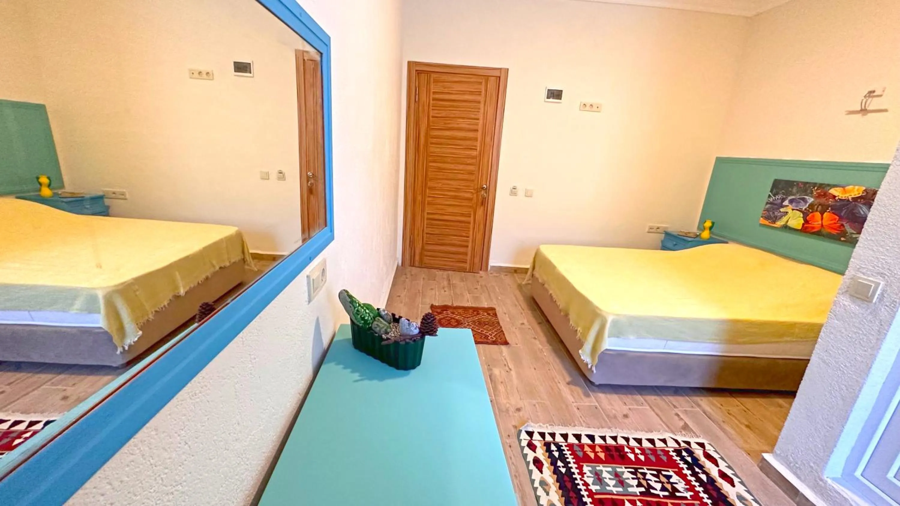 Bed in Goknar Knidos Adults Only Eco Retreat and Farm