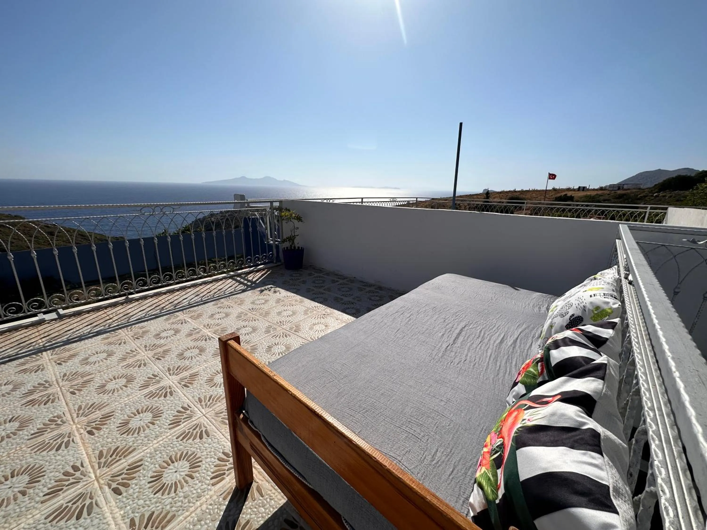Balcony/Terrace in Goknar Knidos Adults Only Eco Retreat and Farm