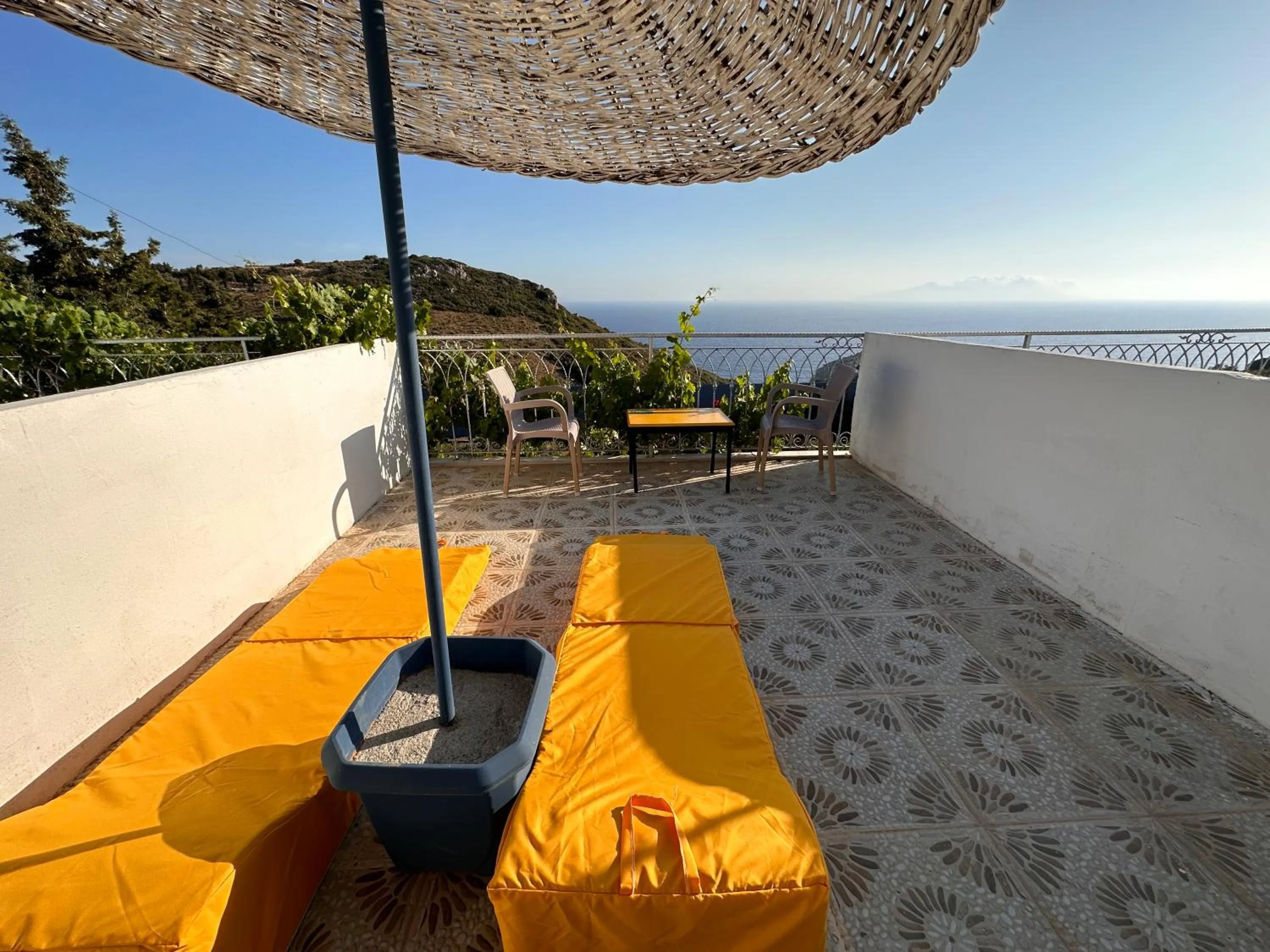 Balcony/Terrace in Goknar Knidos Adults Only Eco Retreat and Farm