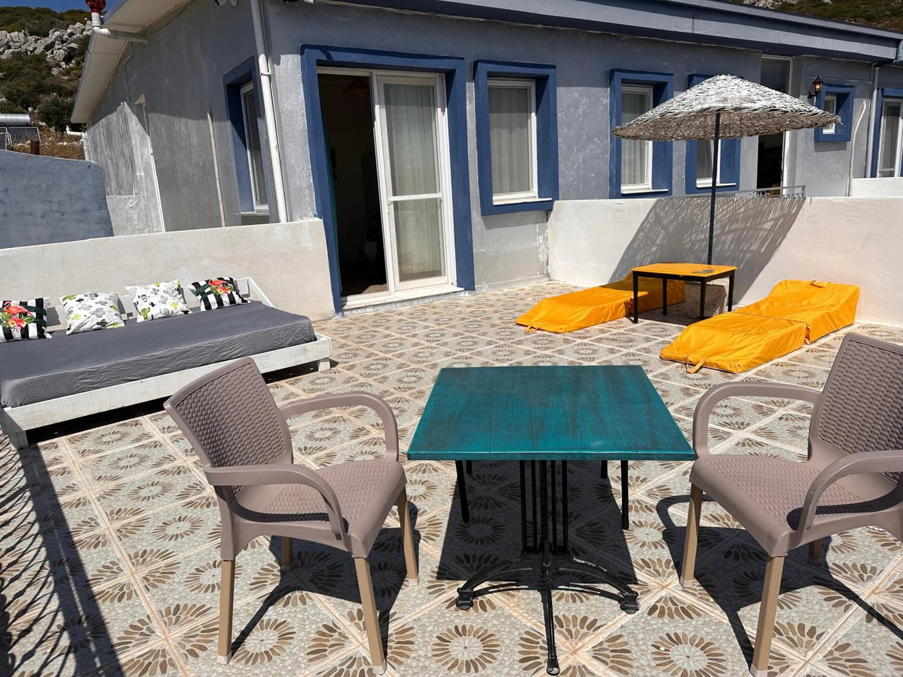 Balcony/Terrace in Goknar Knidos Adults Only Eco Retreat and Farm