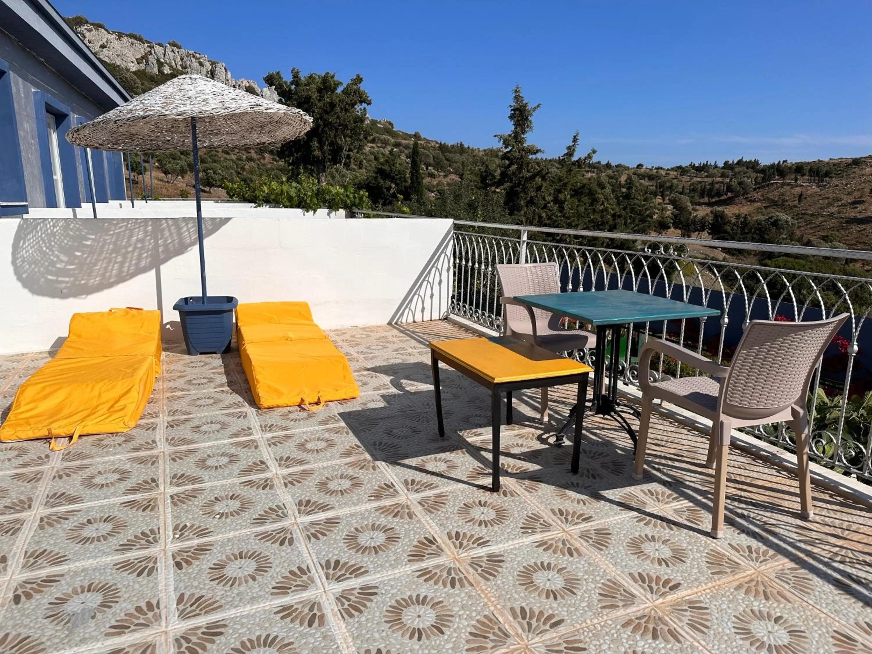 Balcony/Terrace in Goknar Knidos Adults Only Eco Retreat and Farm