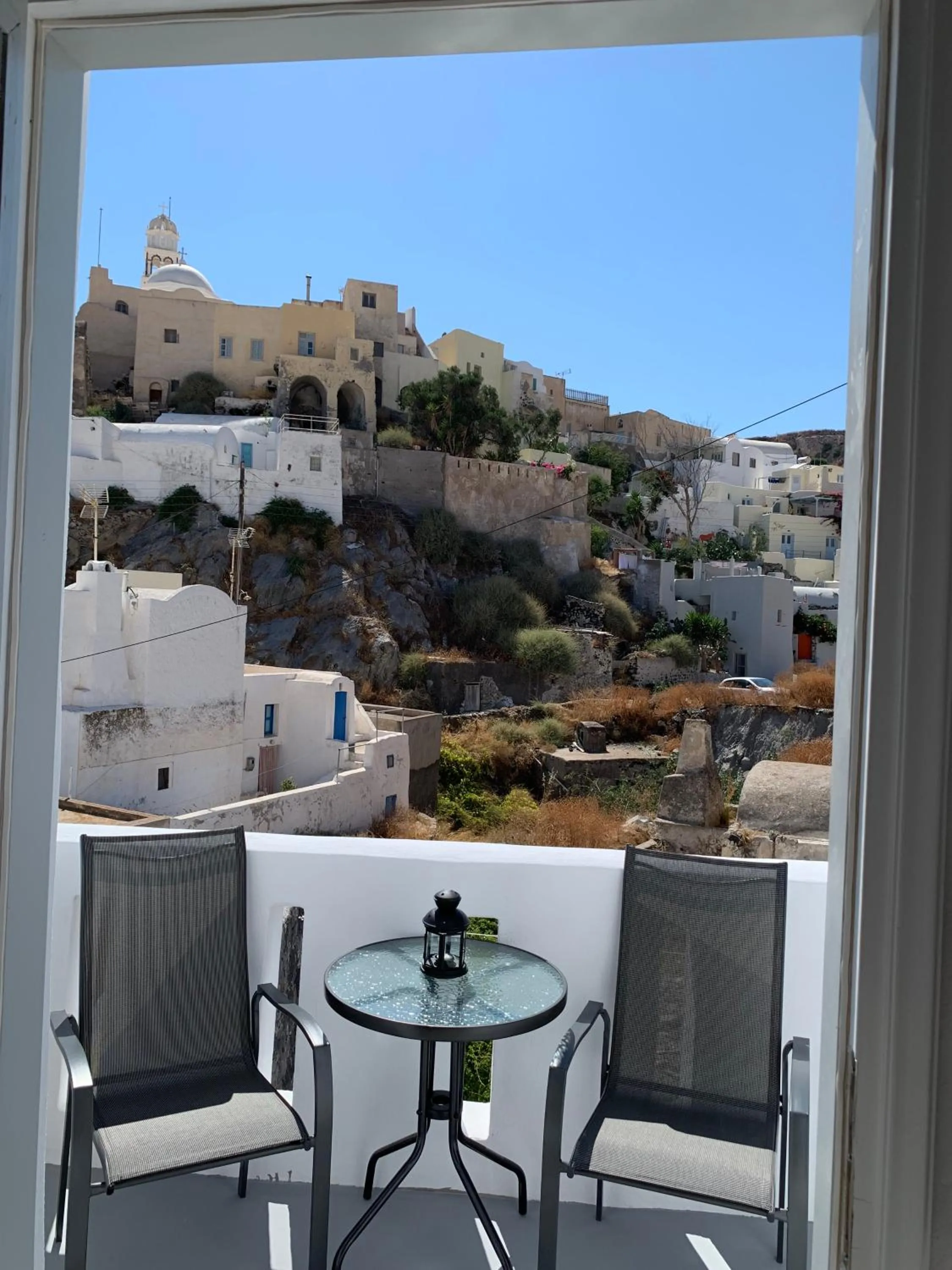 City view in Timedrops Santorini Villas