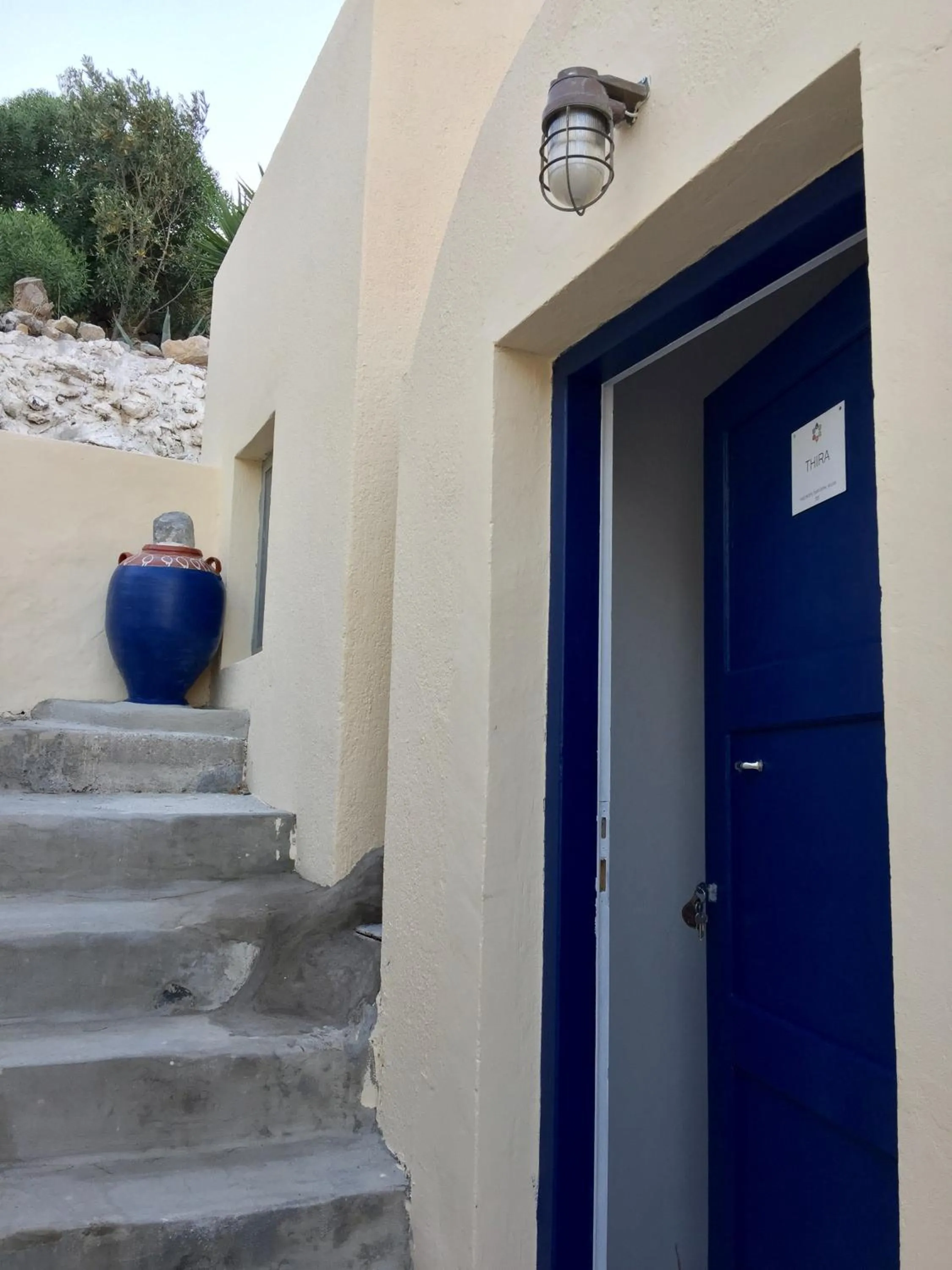 Decorative detail in Timedrops Santorini Villas