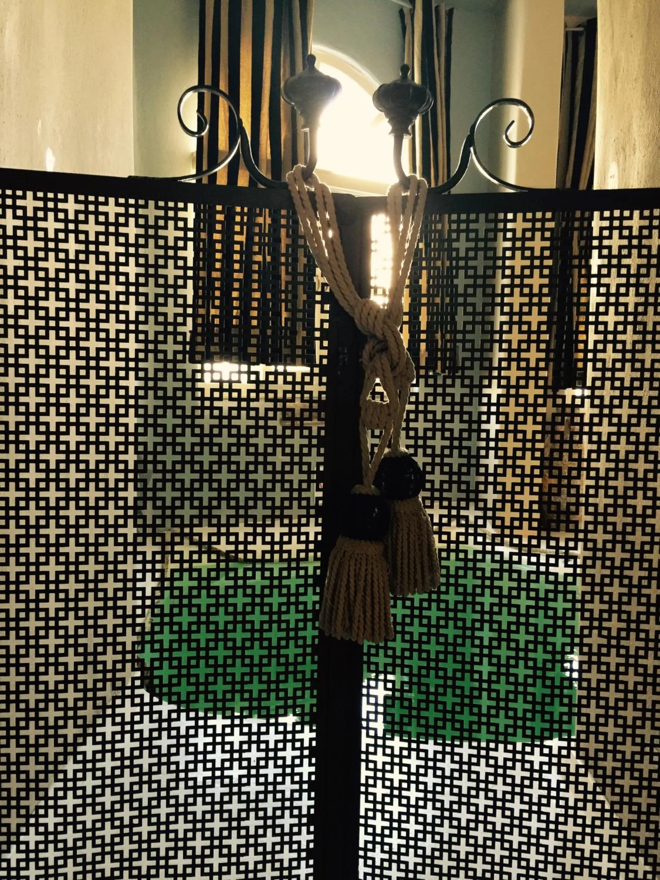 Decorative detail in Timedrops Santorini Villas