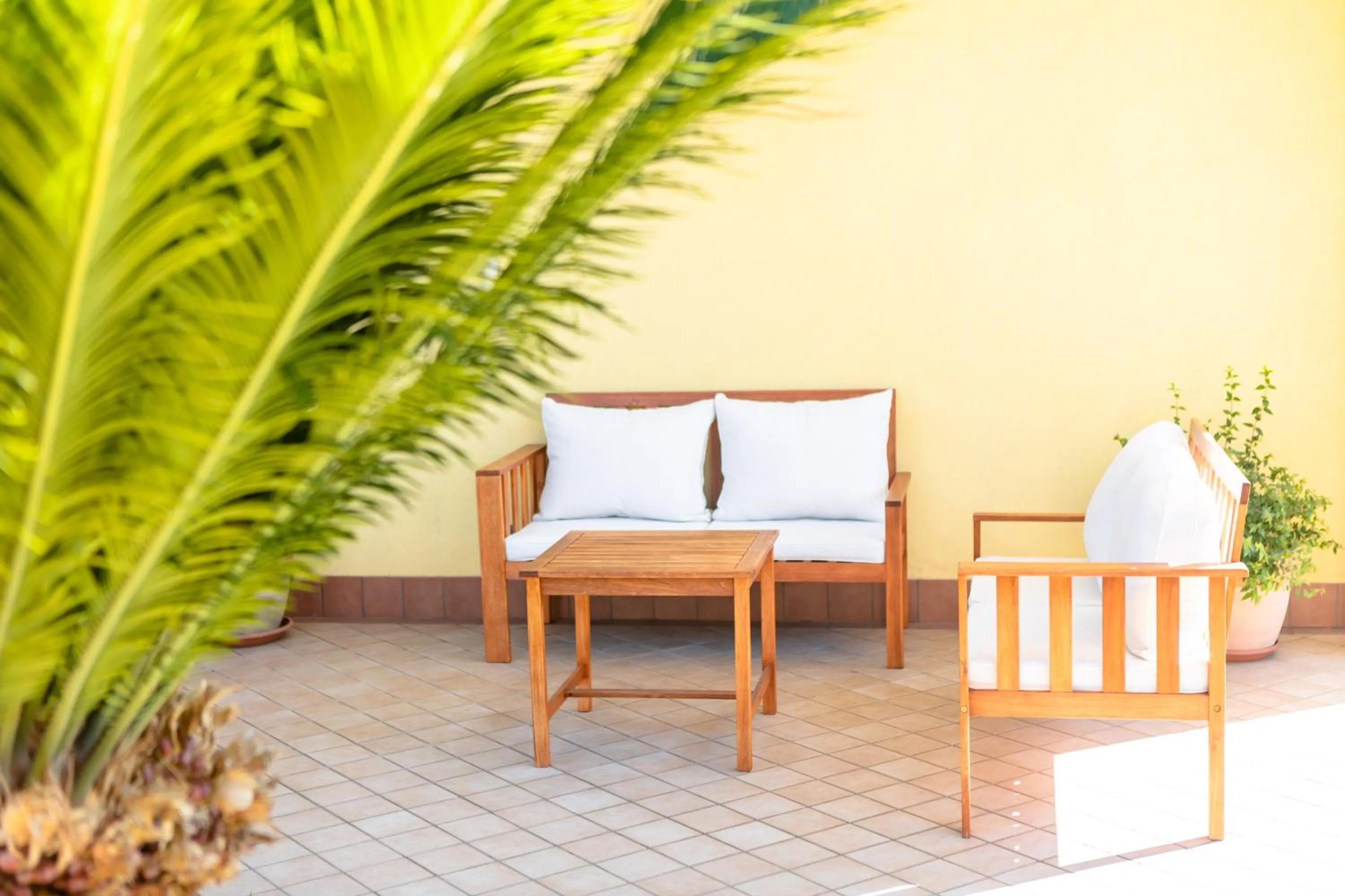 Garden in B&B La villetta gialla