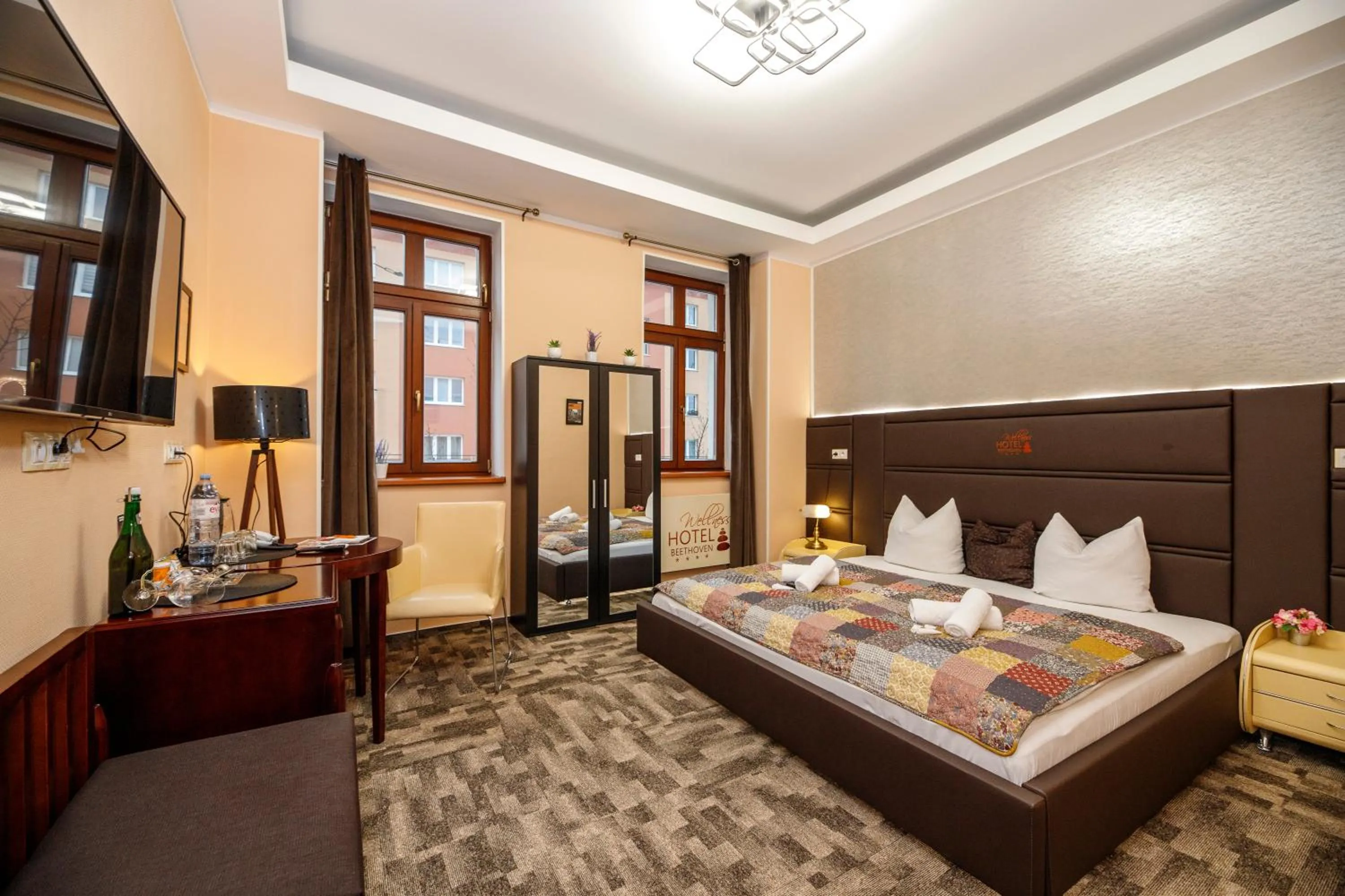 Bedroom, Bed in Wellness Hotel Beethoven