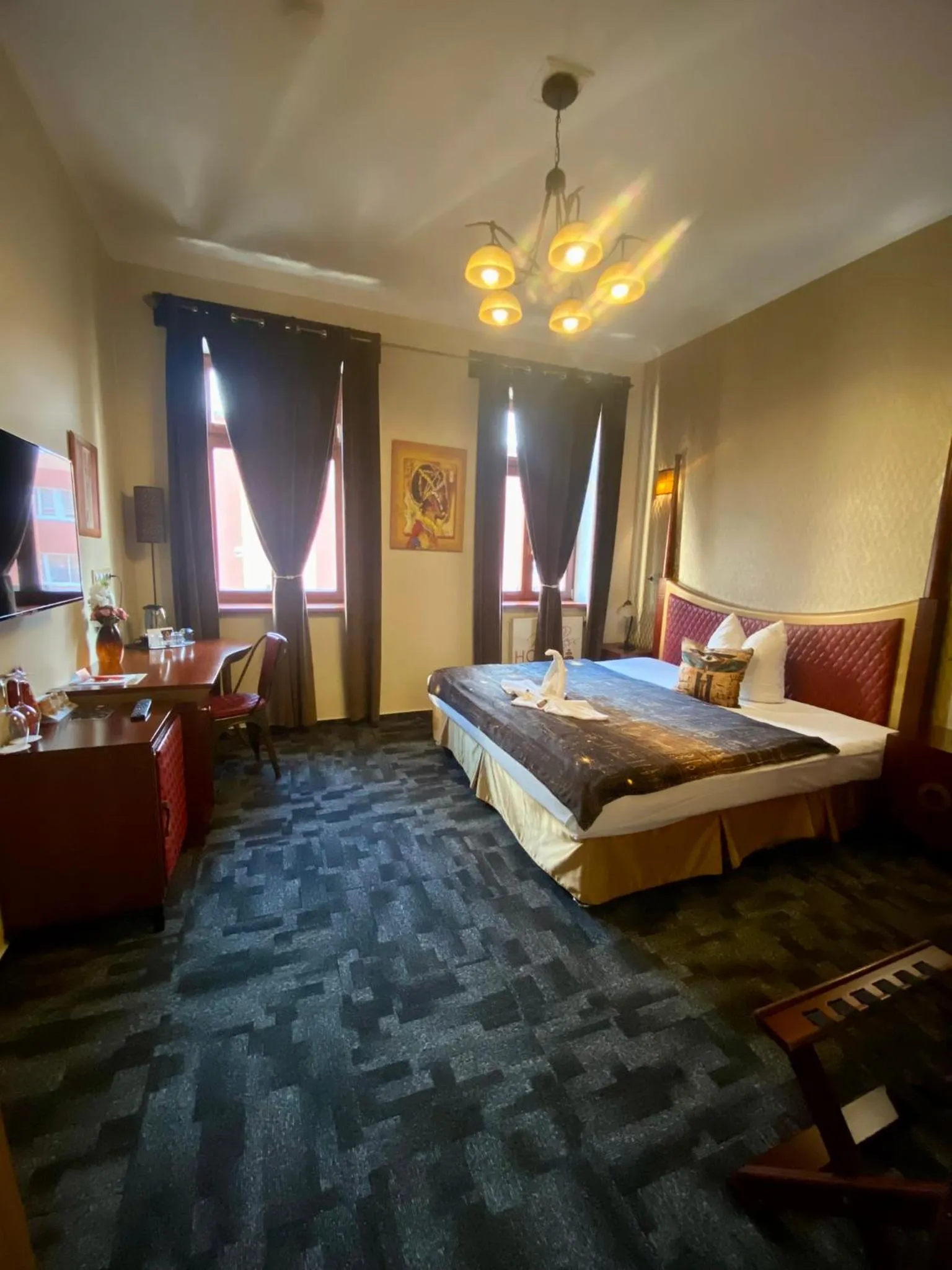 Bed in Wellness Hotel Beethoven