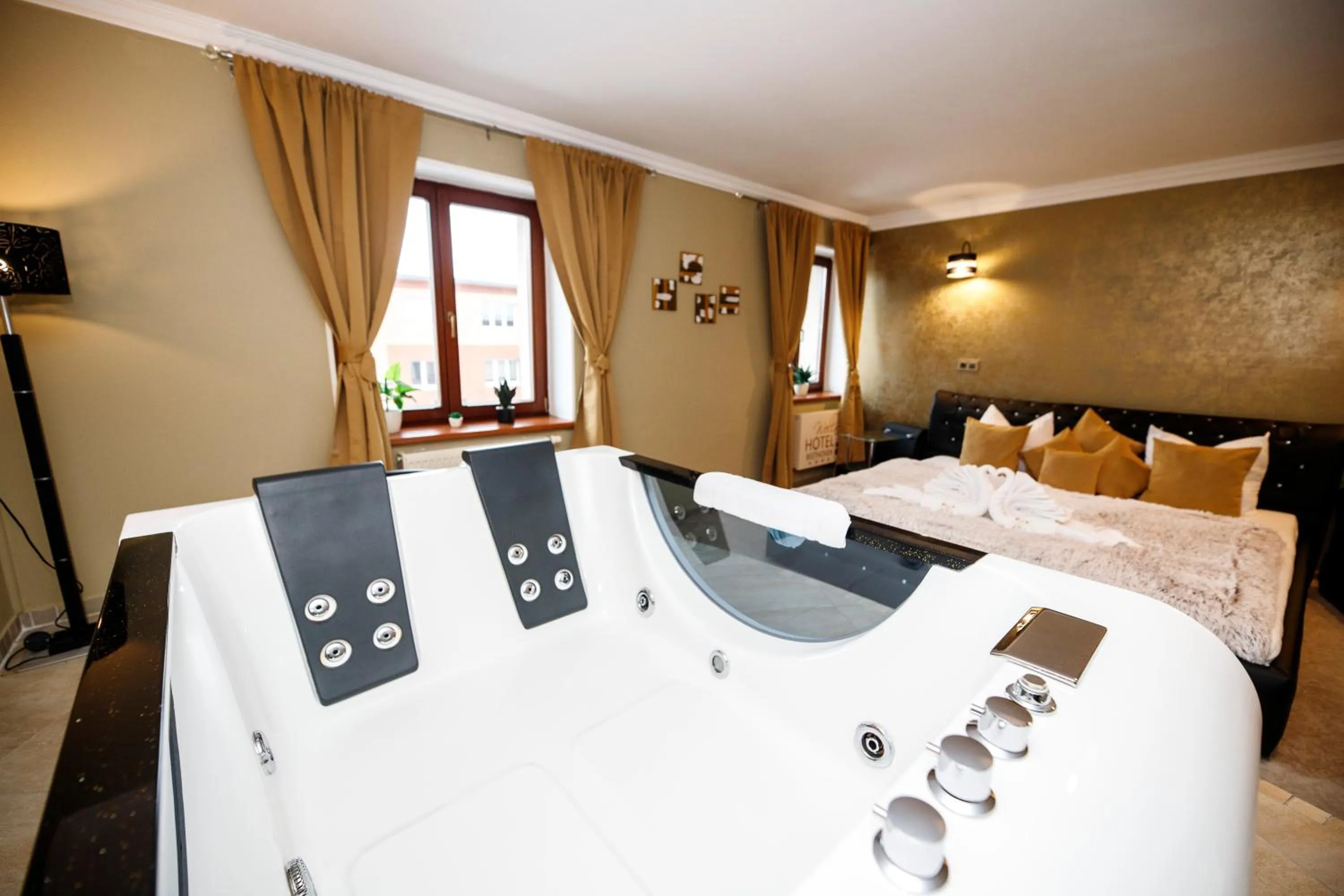 Bed in Wellness Hotel Beethoven