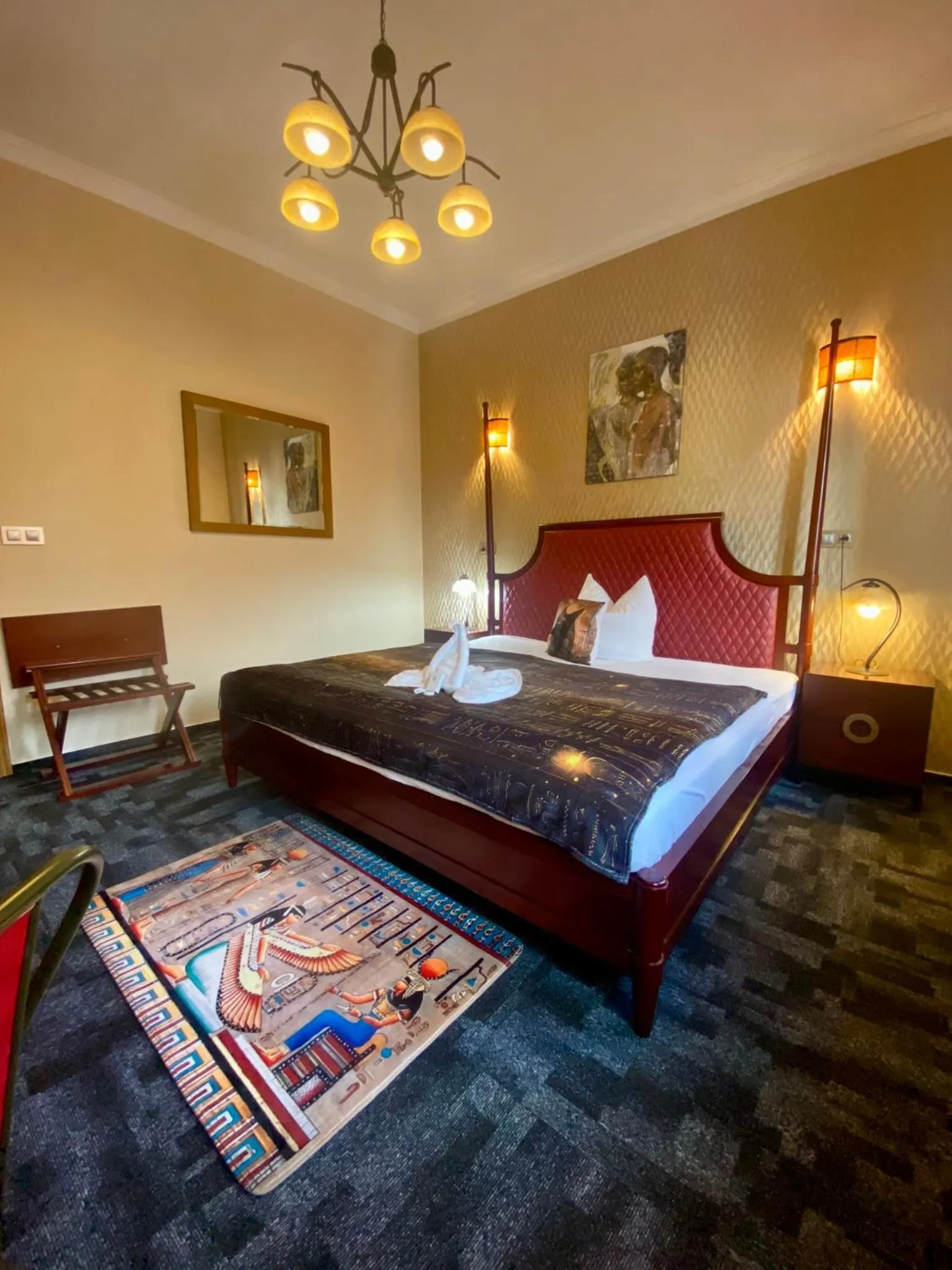 Bed in Wellness Hotel Beethoven