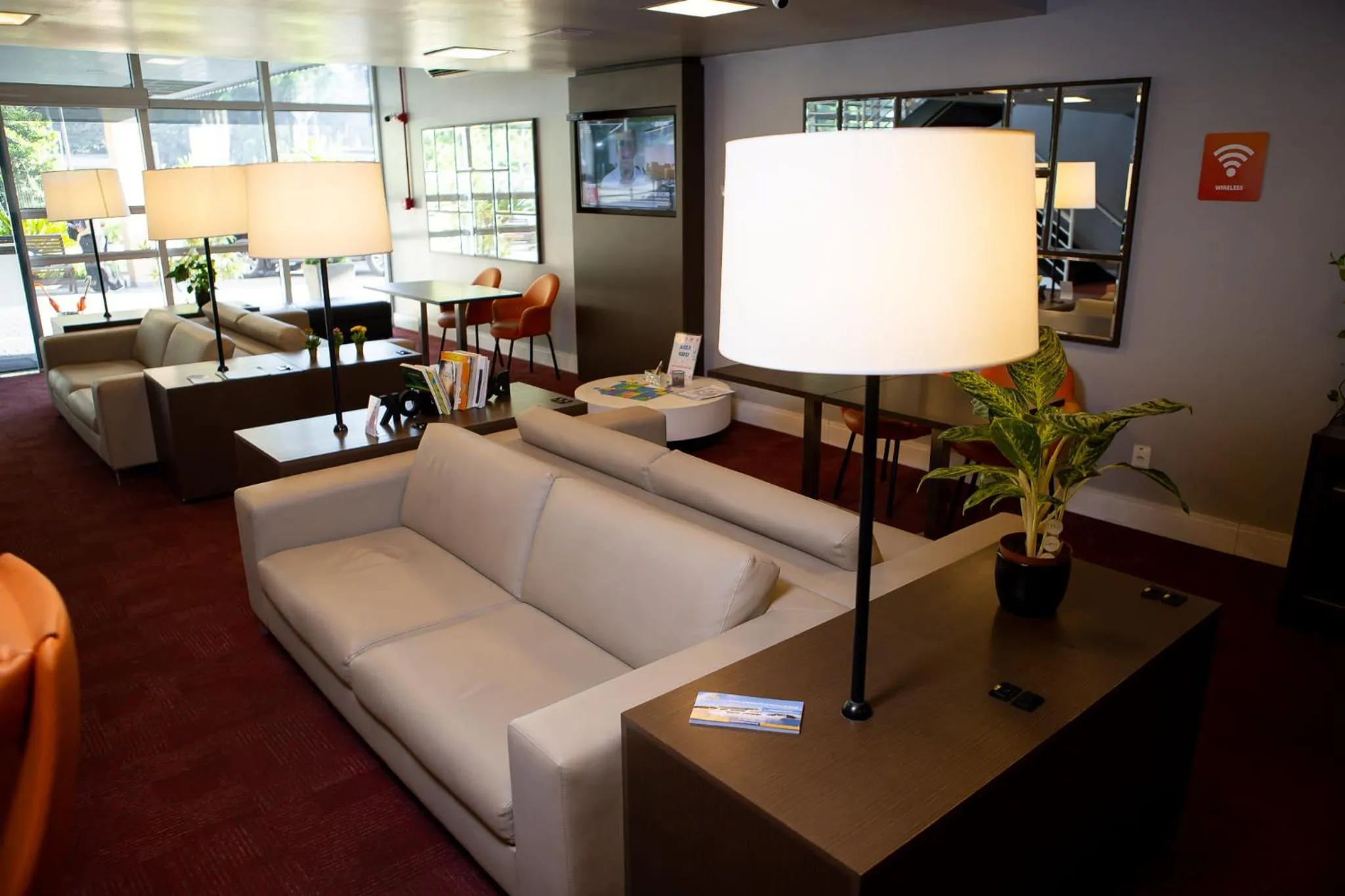 Living room in Hotel 10 Joinville