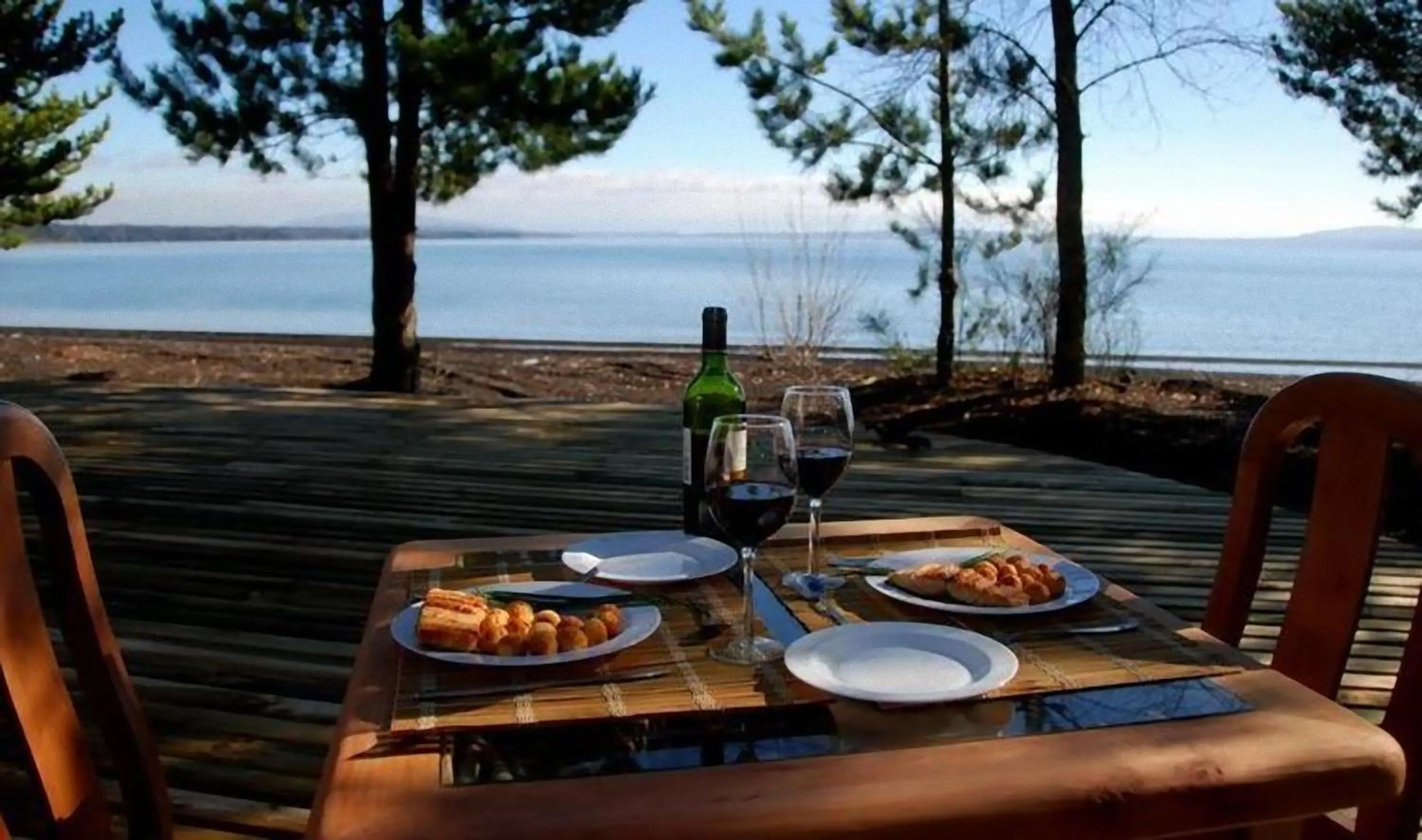 Food in Magma Lodge, Pucon